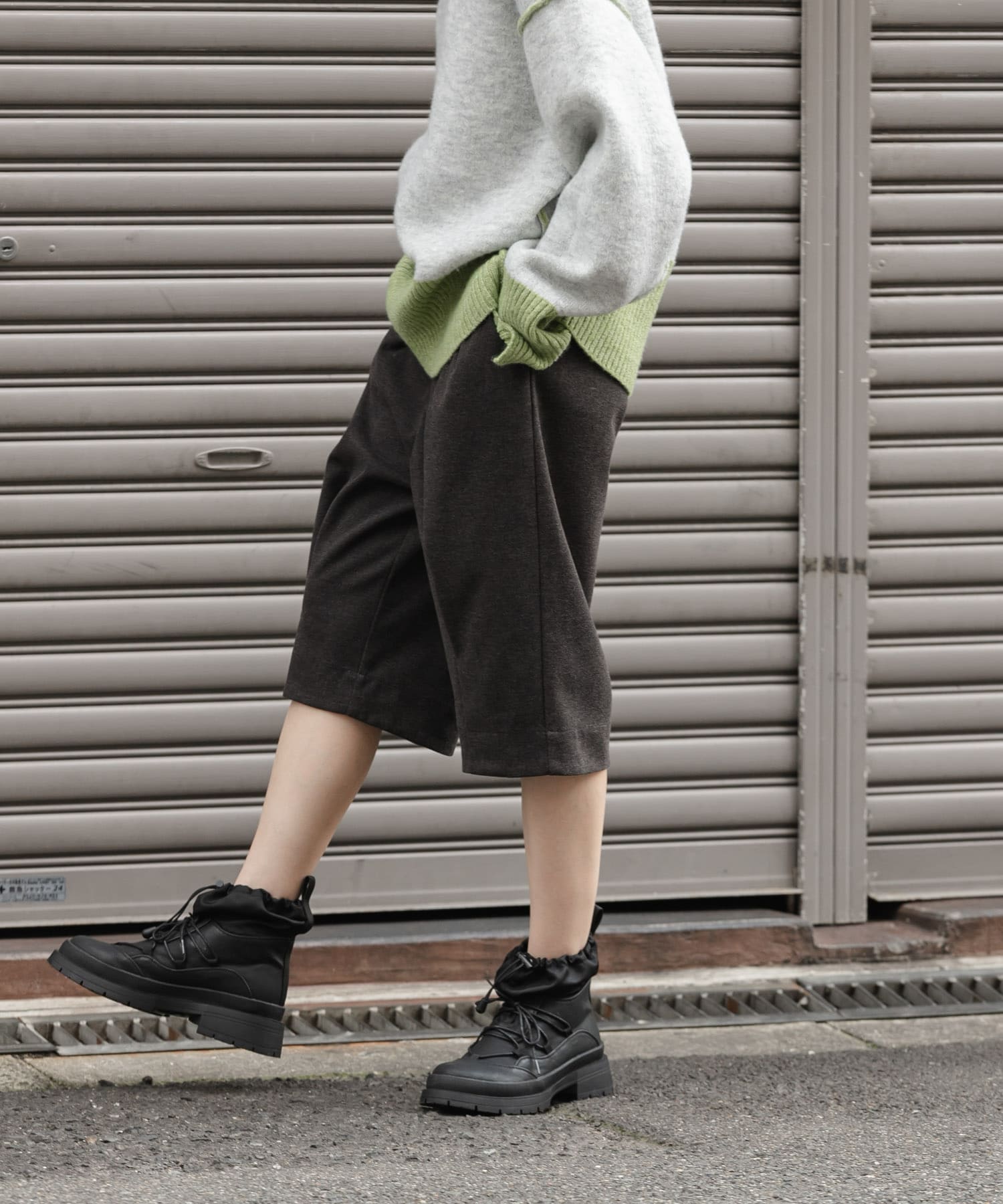 タンクソールワークブーツ BLACK 23.5