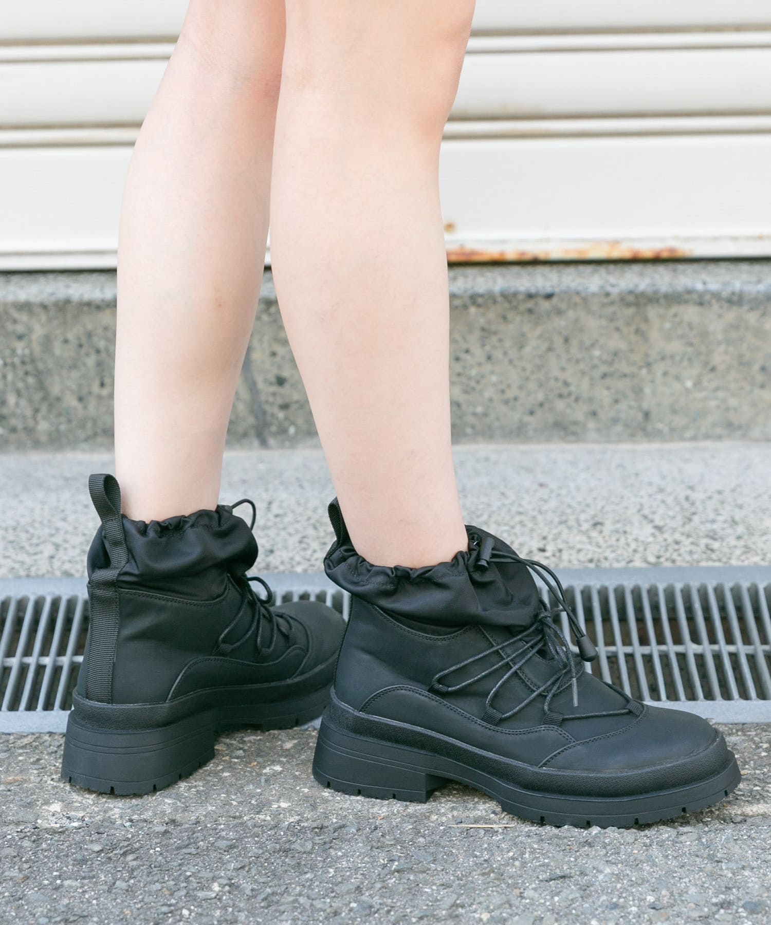 タンクソールワークブーツ BLACK 23.5