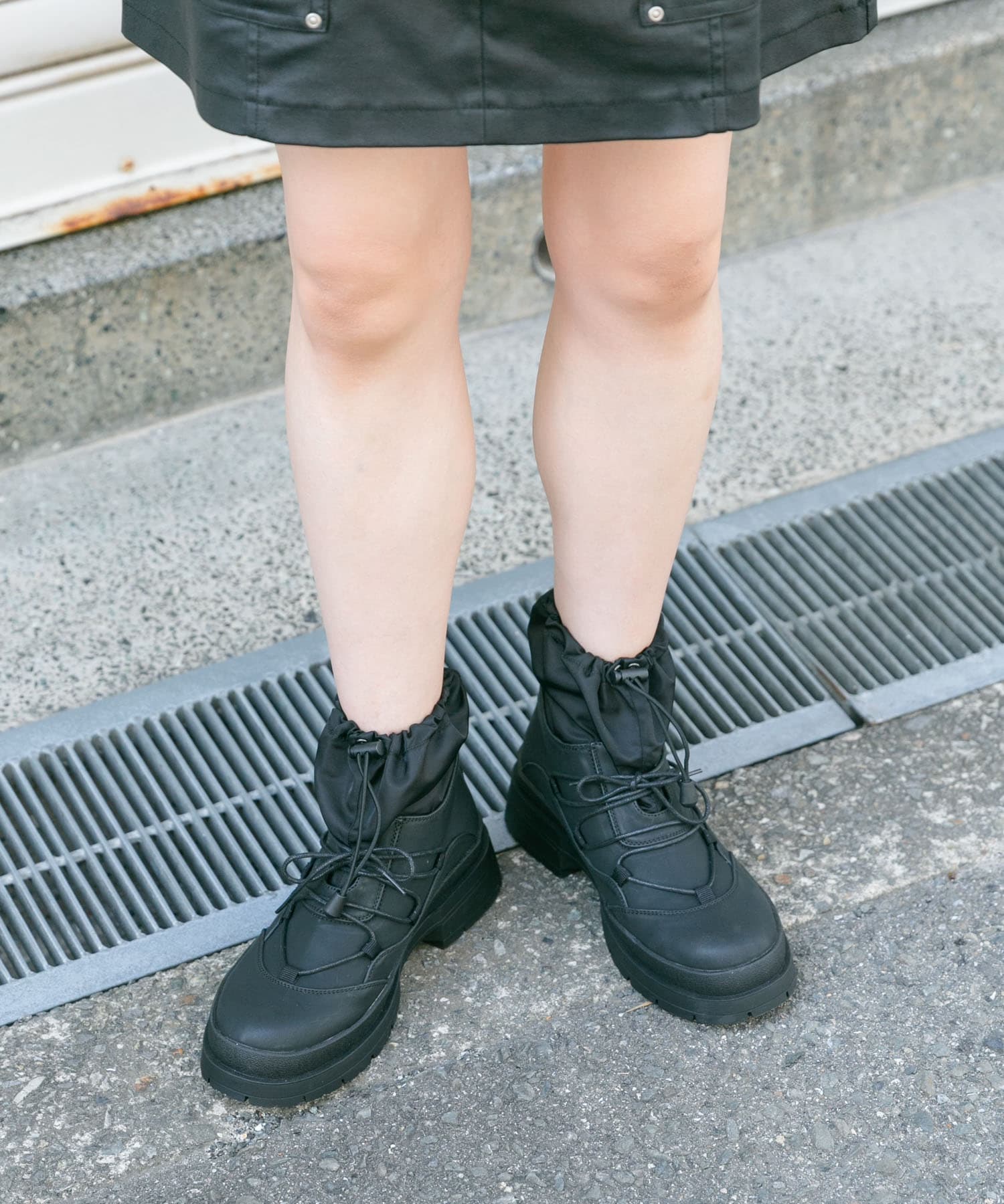 タンクソールワークブーツ BLACK 24