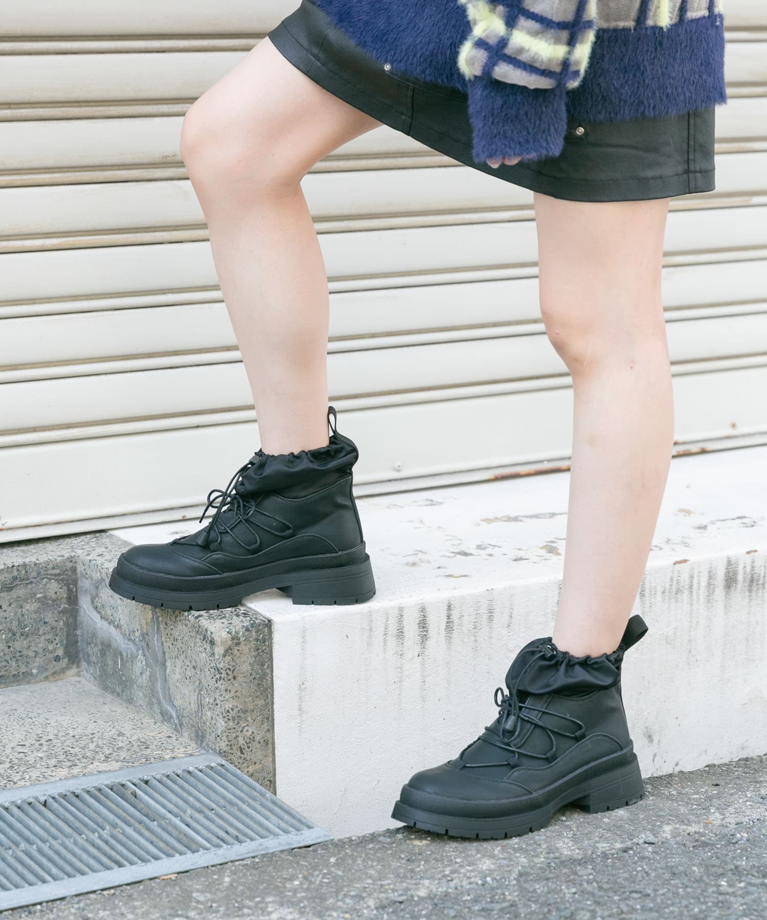 タンクソールワークブーツ BLACK 24