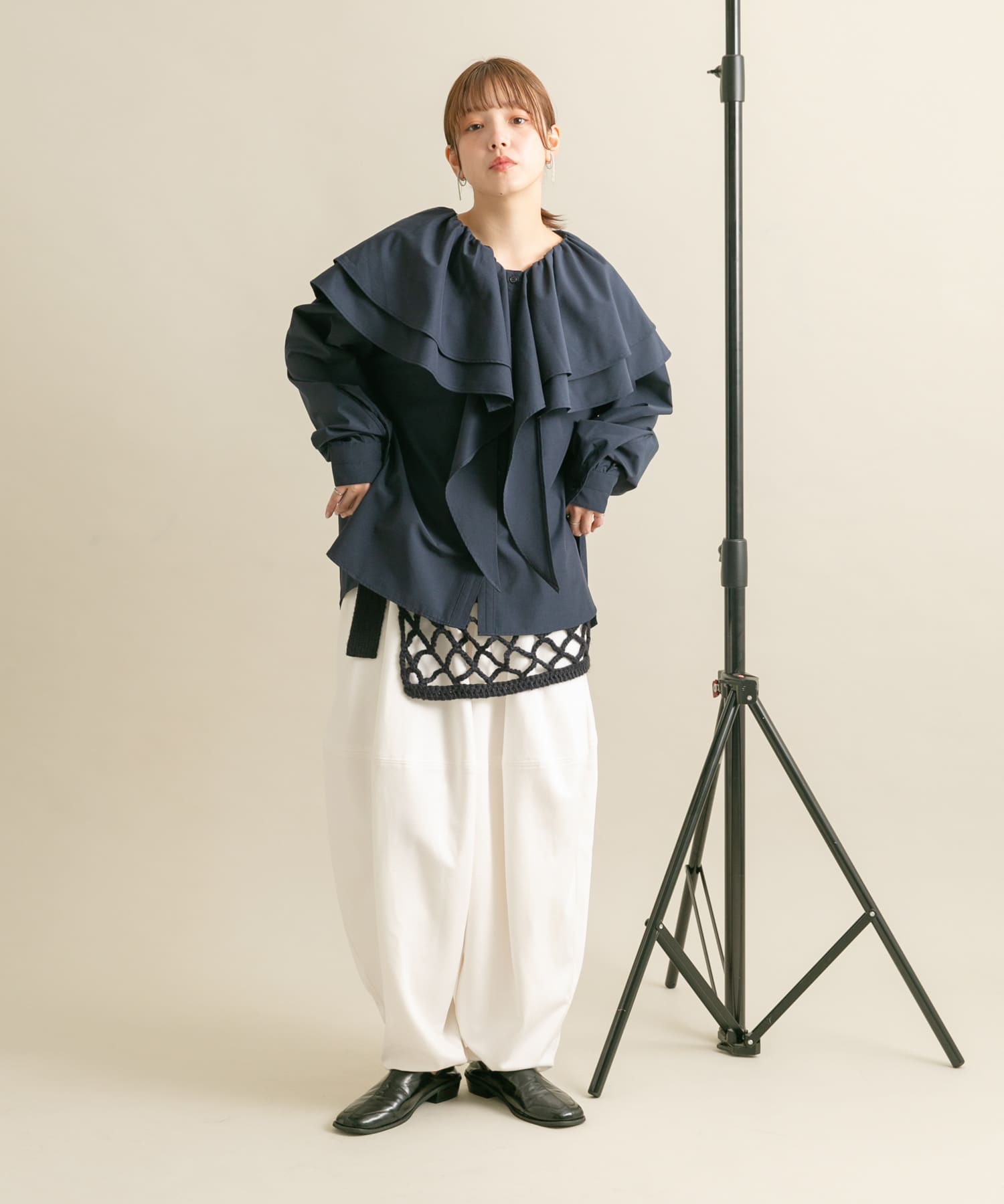 身長：160cm サイズ：one