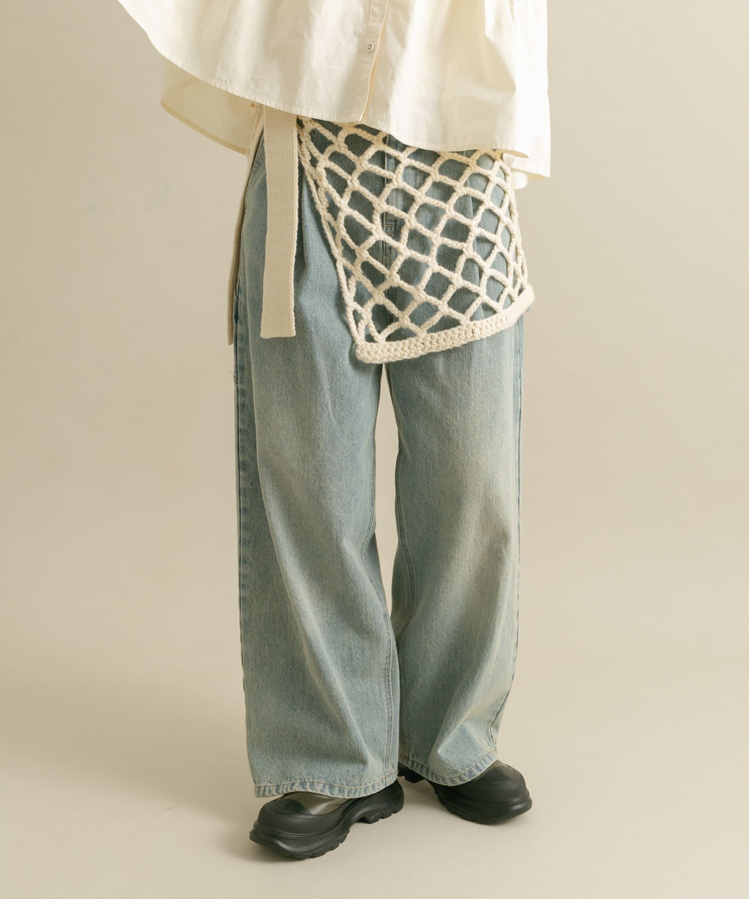 身長：160cm サイズ：one