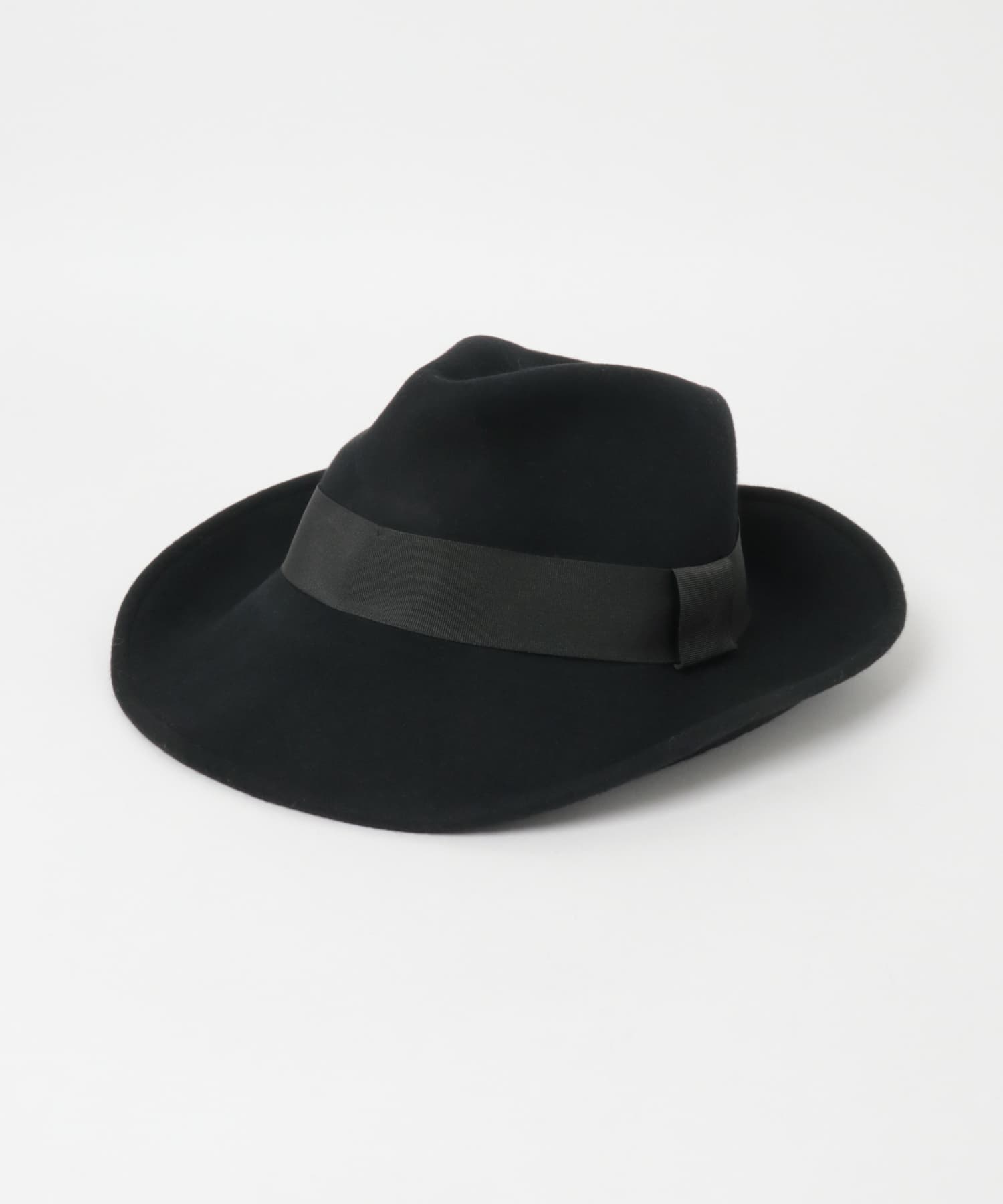 ウールHAT∴ BLACK one