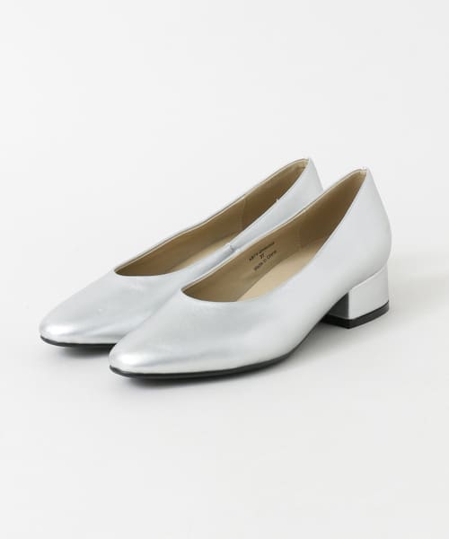 ローヒールパンプス∴ SILVER 36