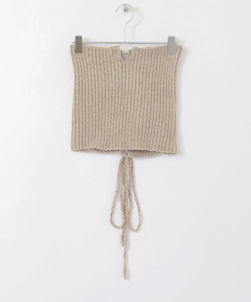 ベロアモールビスチェ∴ BEIGE one