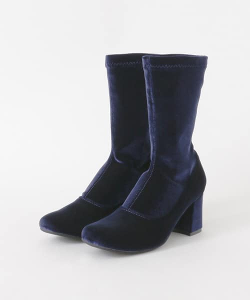 ソックスブーツ∴ NAVY 36