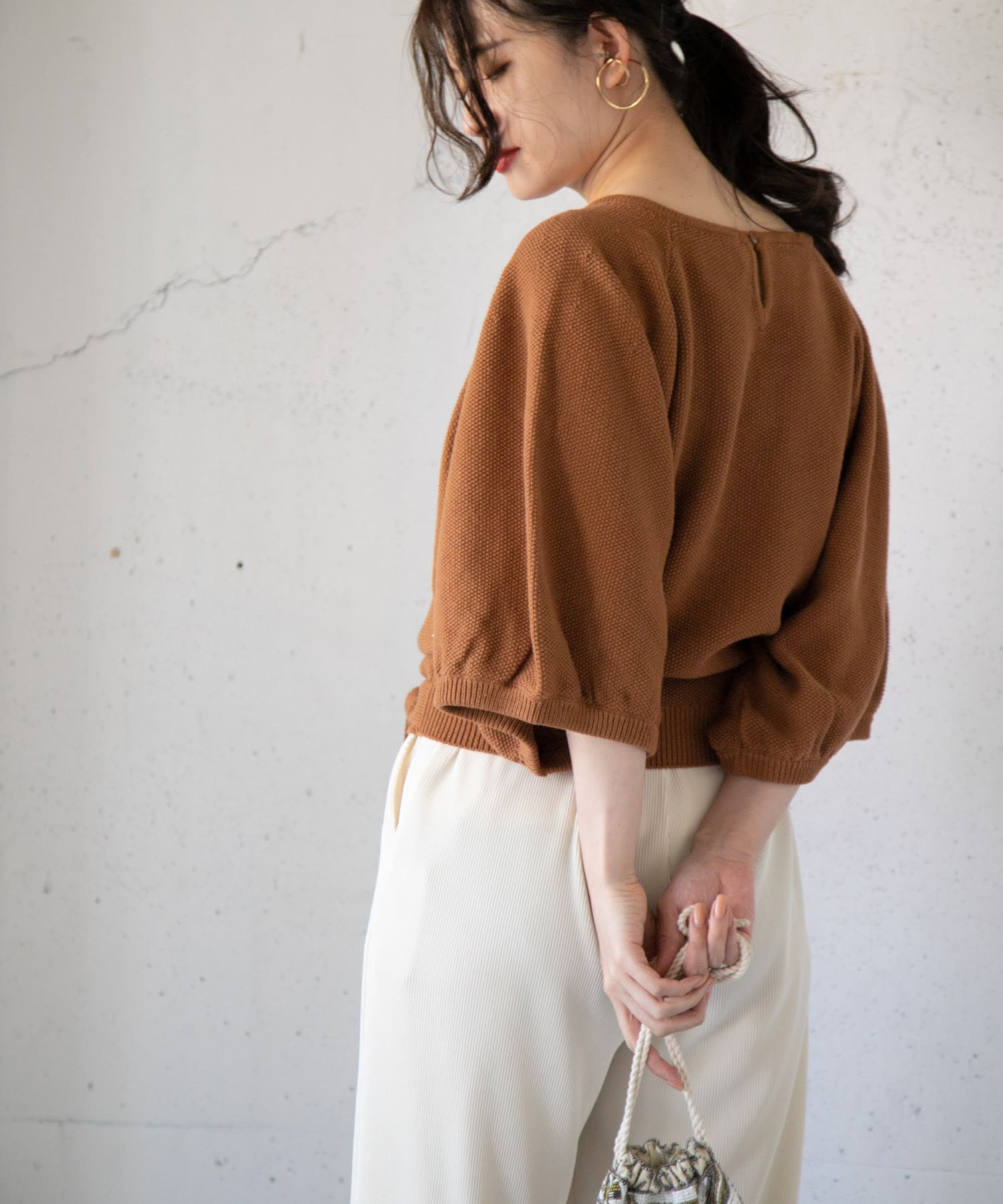 バルーンスリーブニット(one BROWN): トップス｜URBAN RESEARCH公式