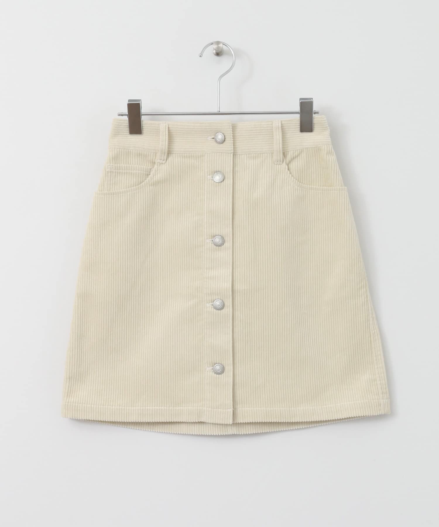 コーデュロイミニスカート∴ OFF one