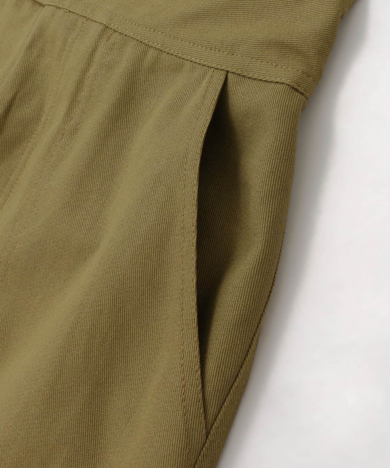 ウエストフリルミニスカート Y.KHAKI one