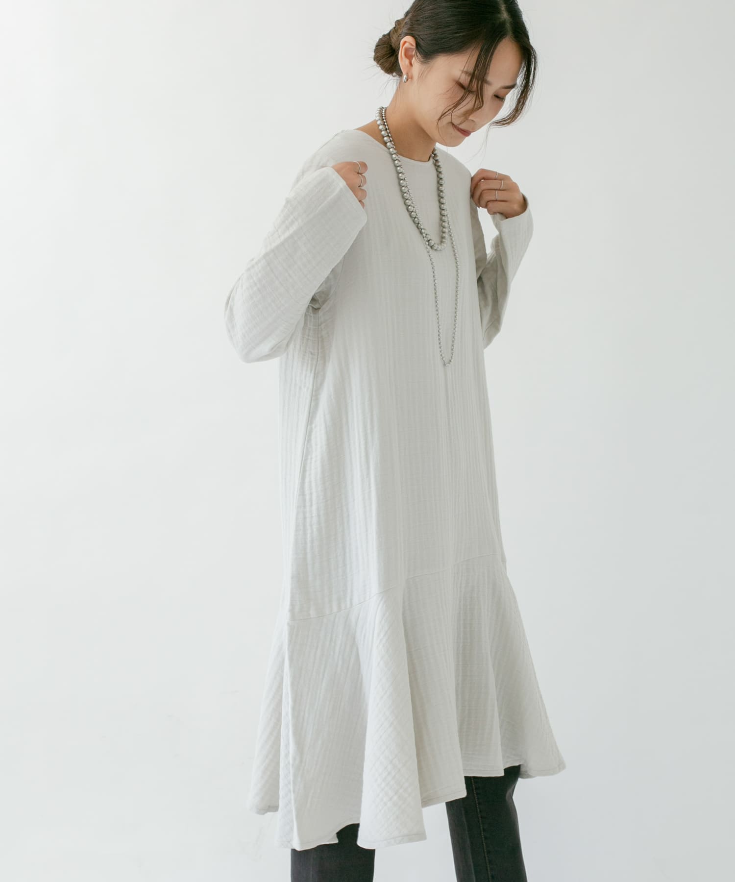 身長：165cm サイズ：one