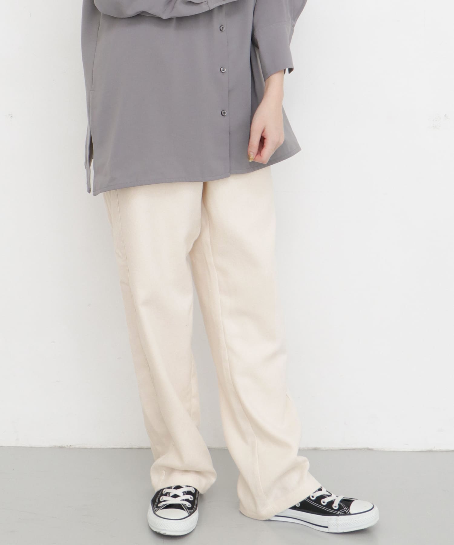 身長：159cm サイズ：one