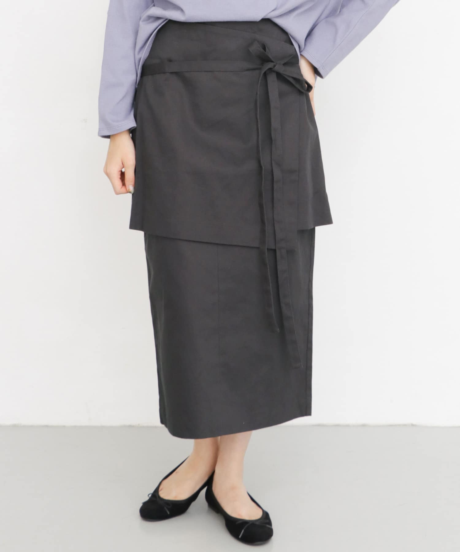 身長：159cm サイズ：one