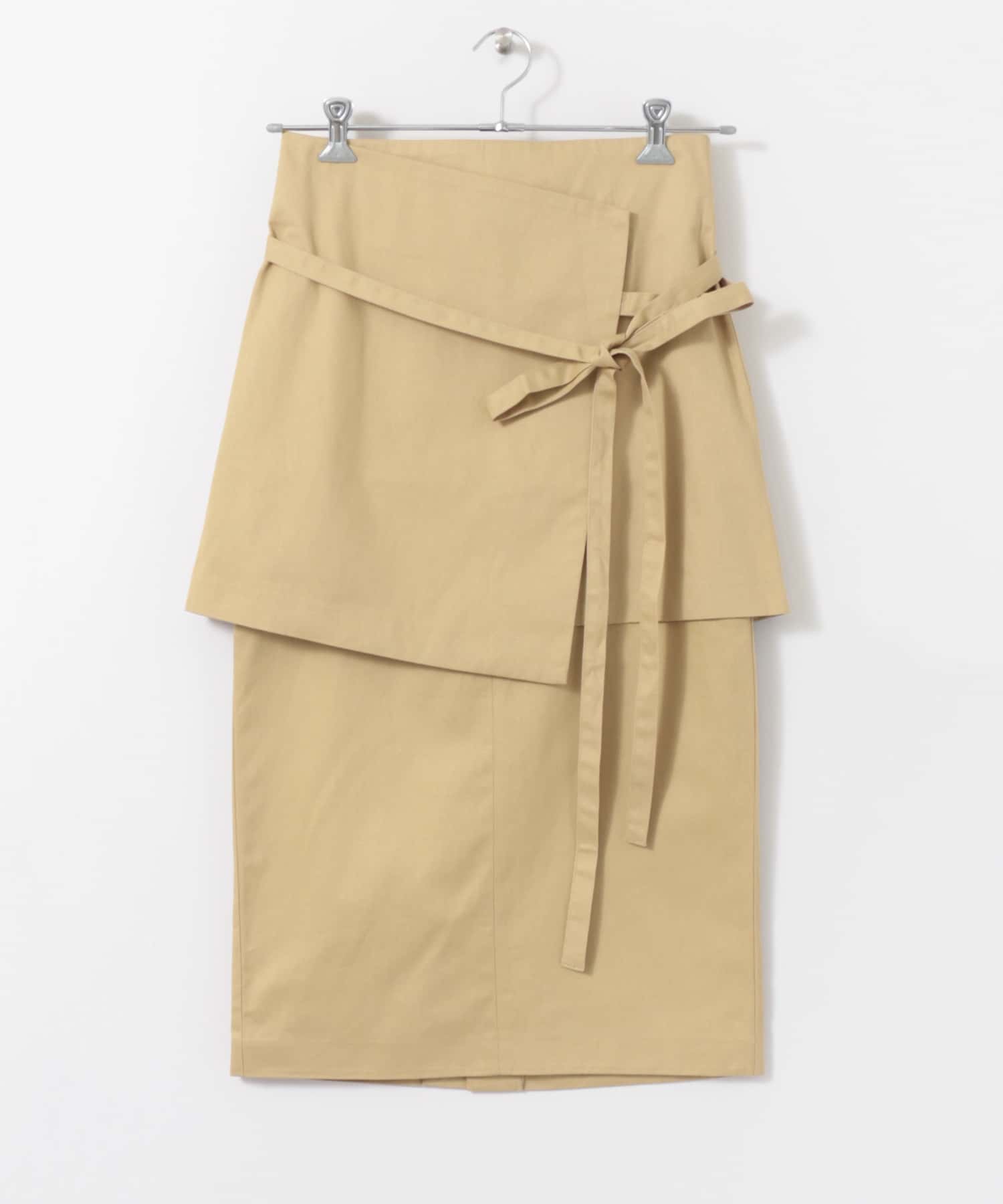 エプロンSETタイトスカート BEIGE one
