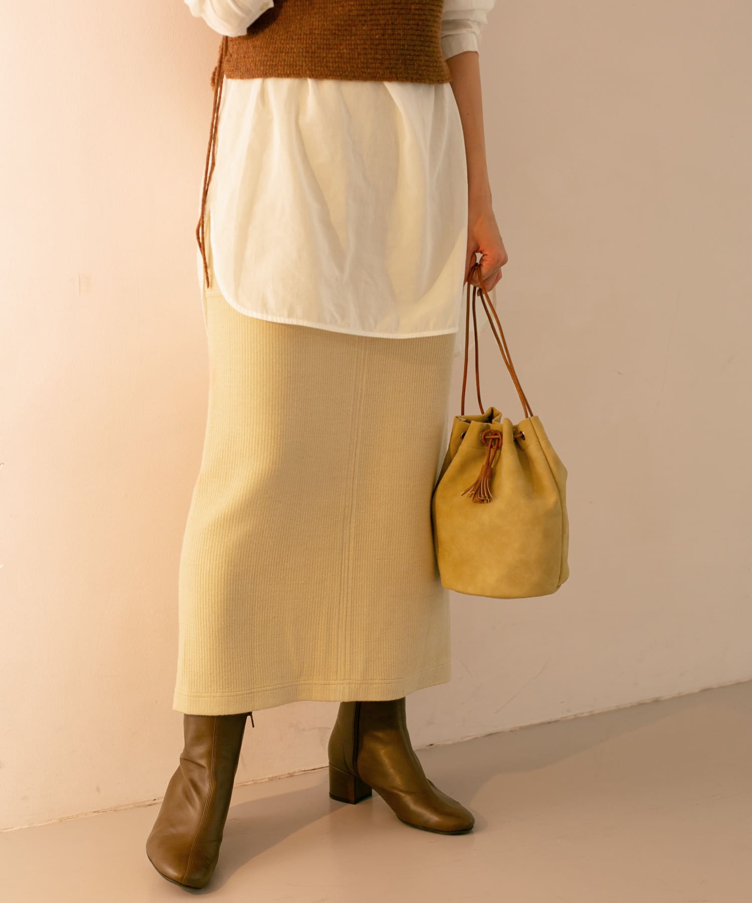 身長：162cm サイズ：one