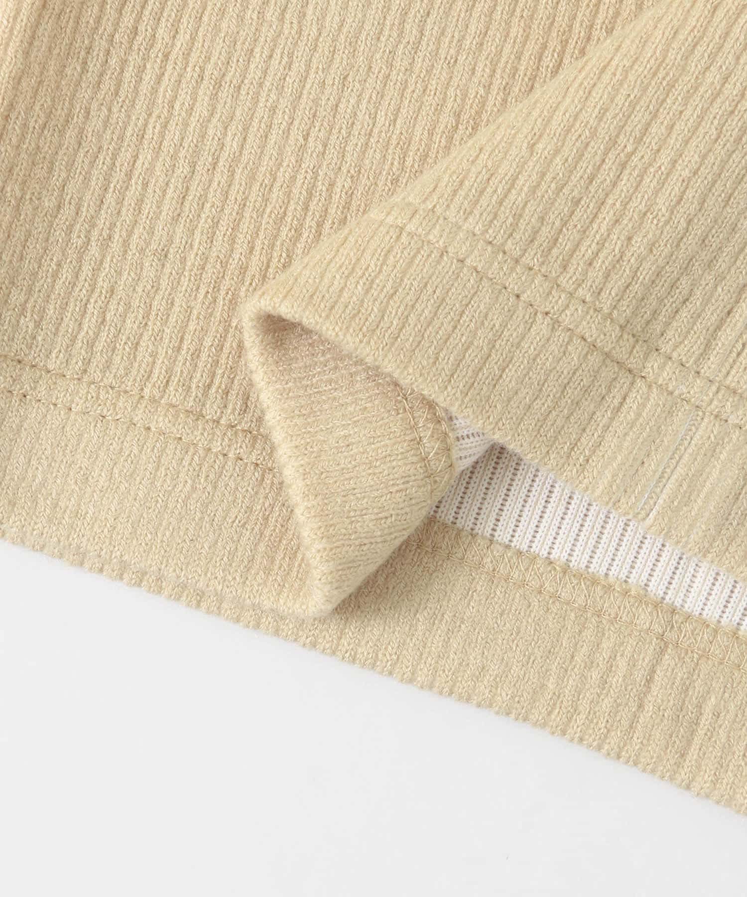 サイドポケットリブタイトスカート BEIGE one