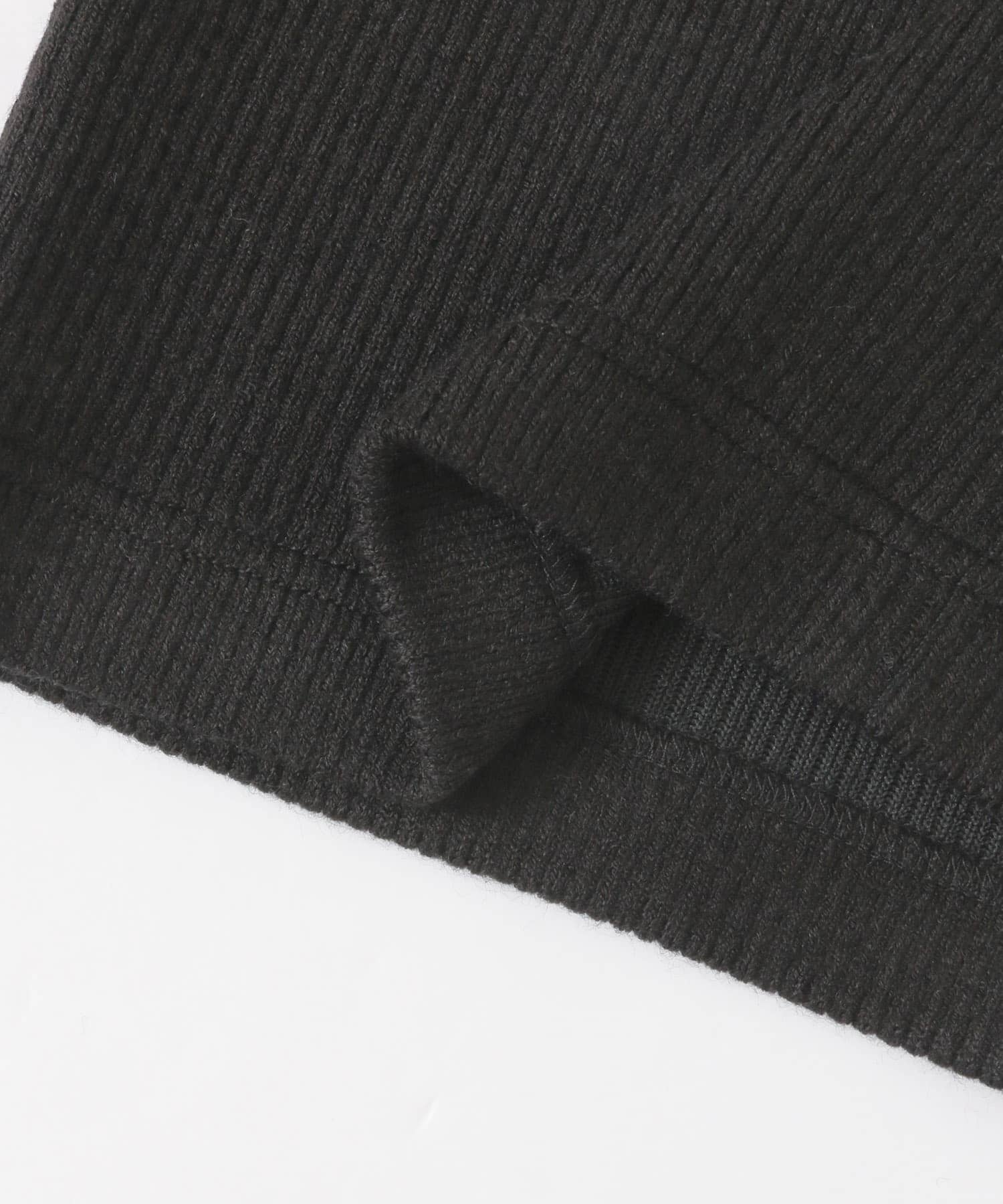 サイドポケットリブタイトスカート BLACK one