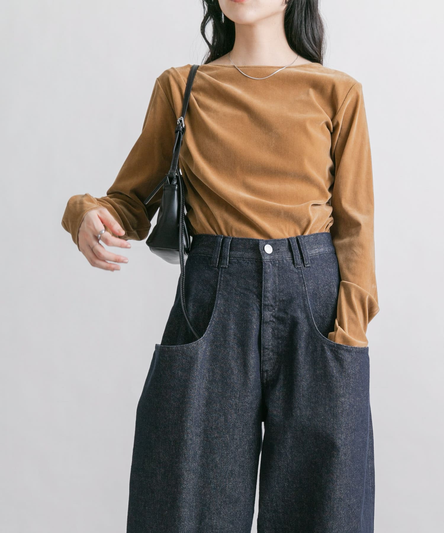 身長：160cm サイズ：one