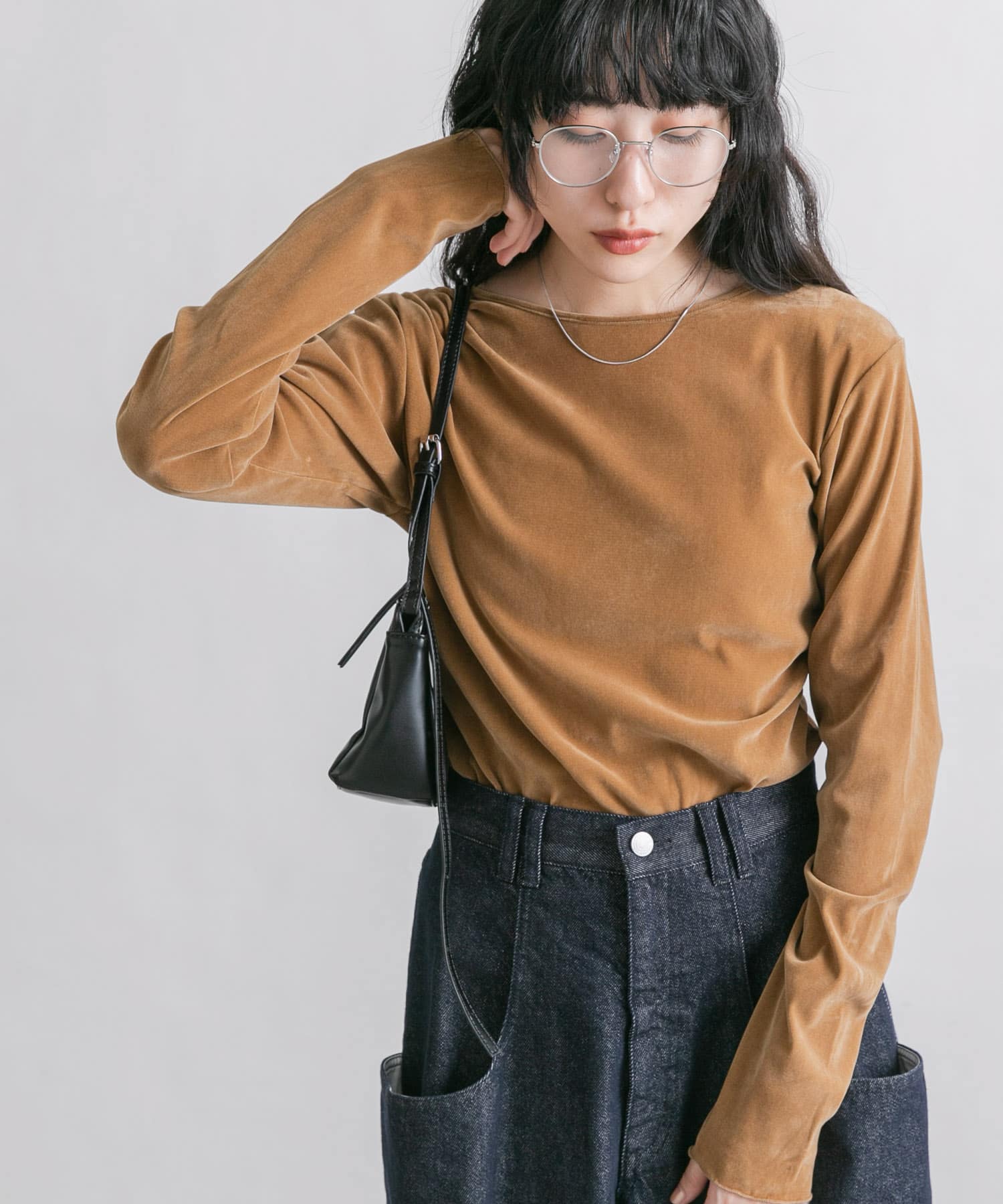 身長：160cm サイズ：one