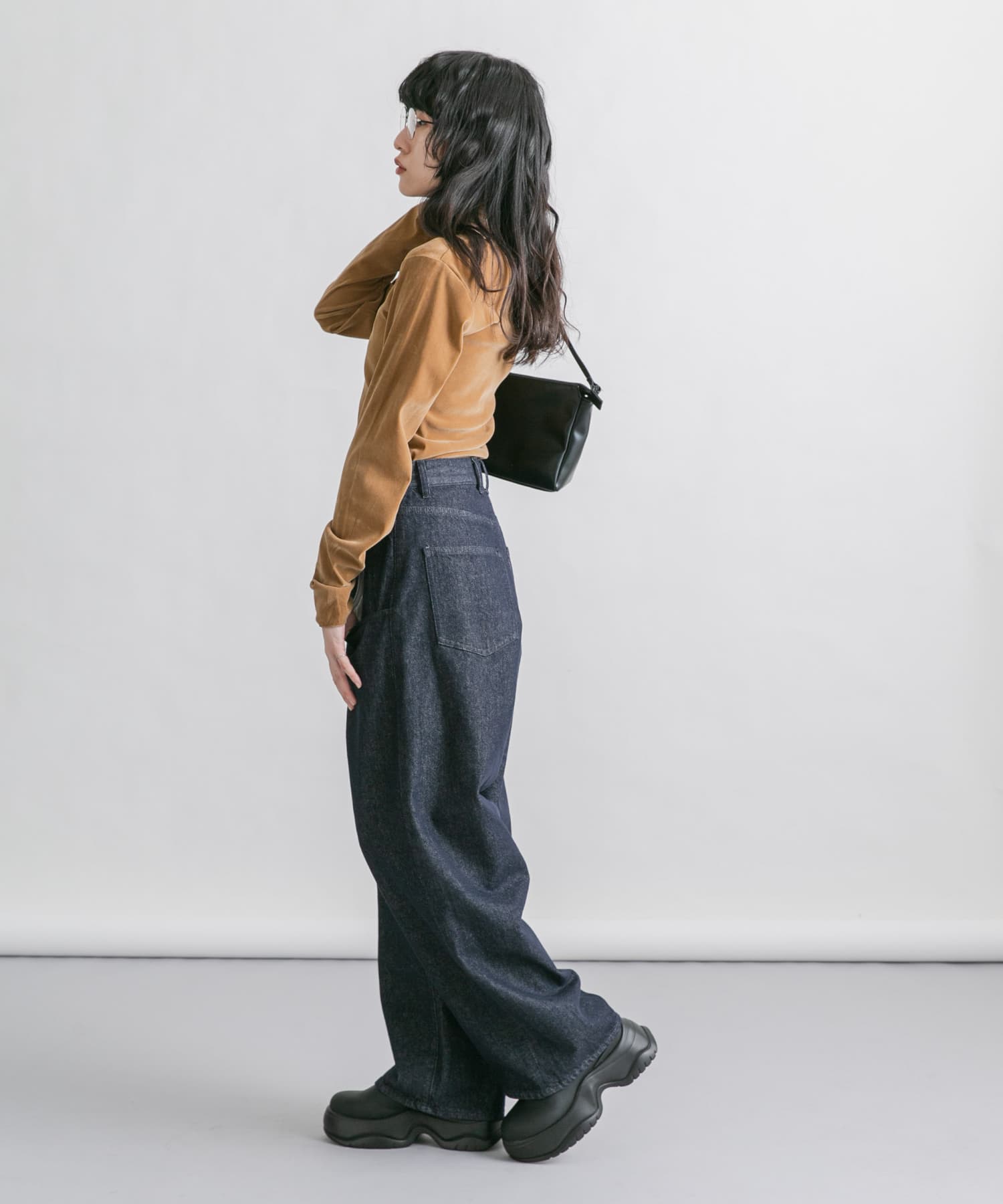 身長：160cm サイズ：one