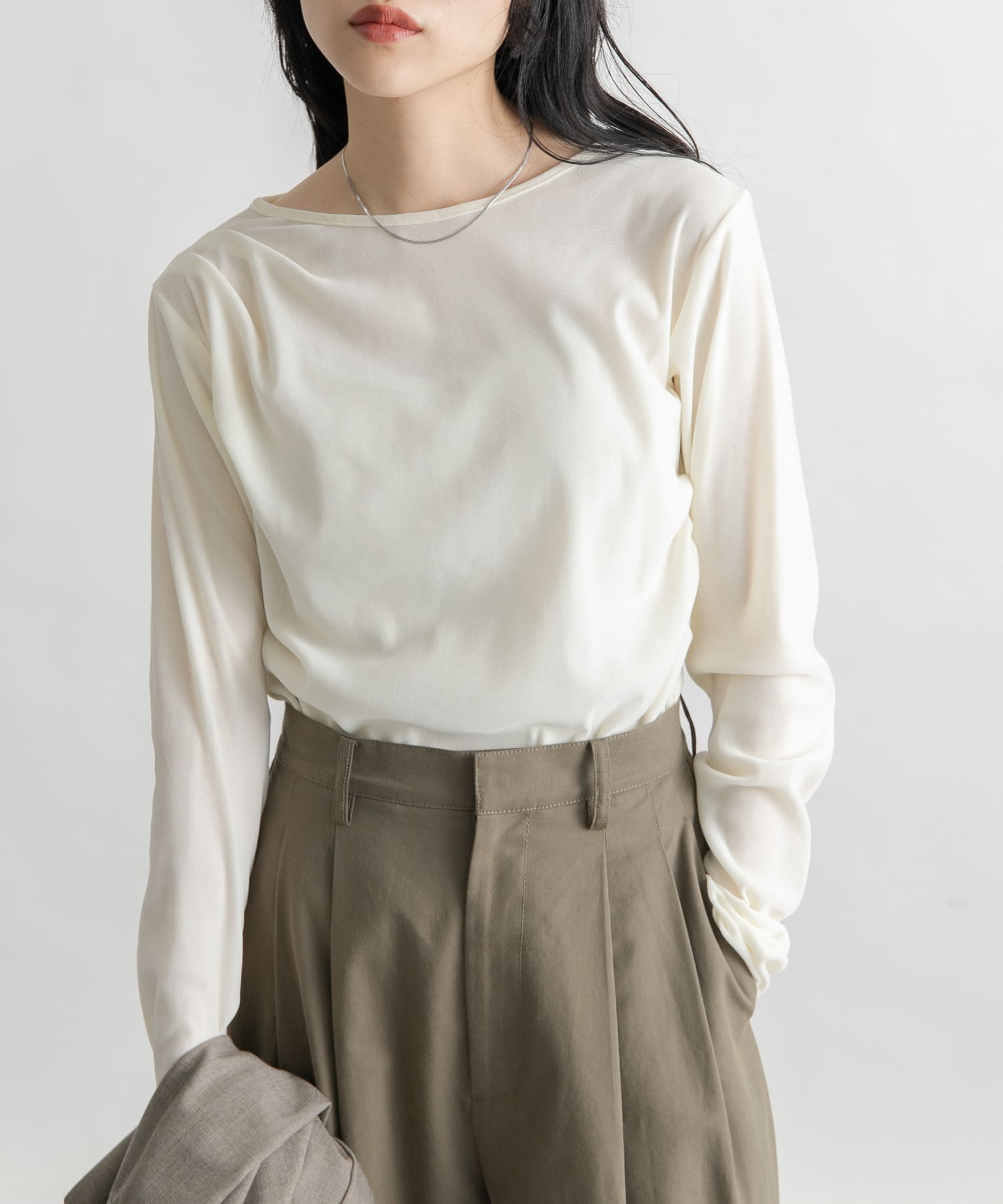 身長：160cm サイズ：one