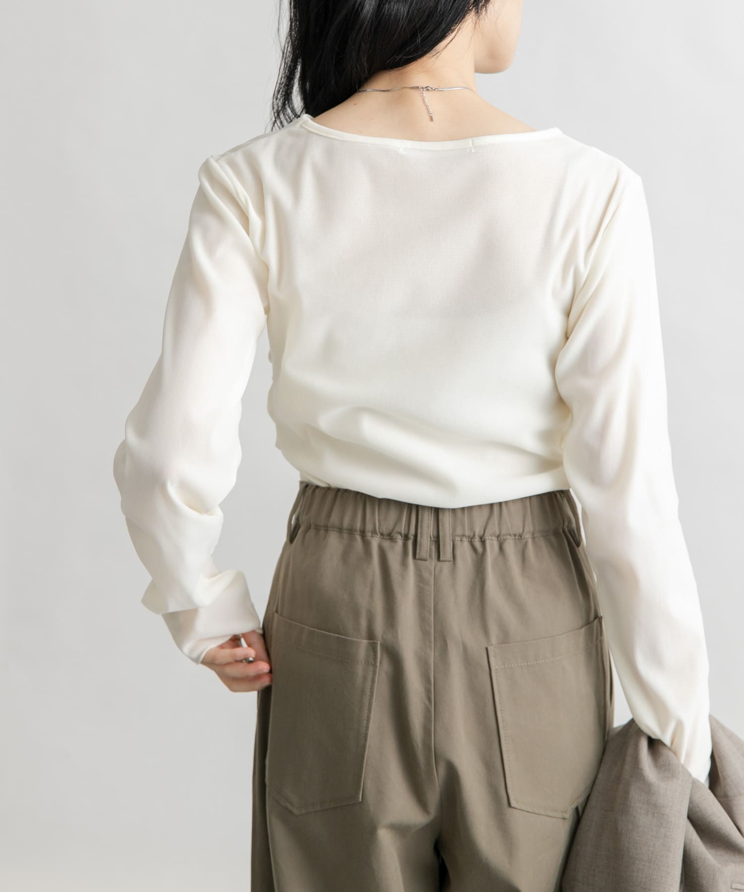 身長：160cm サイズ：one