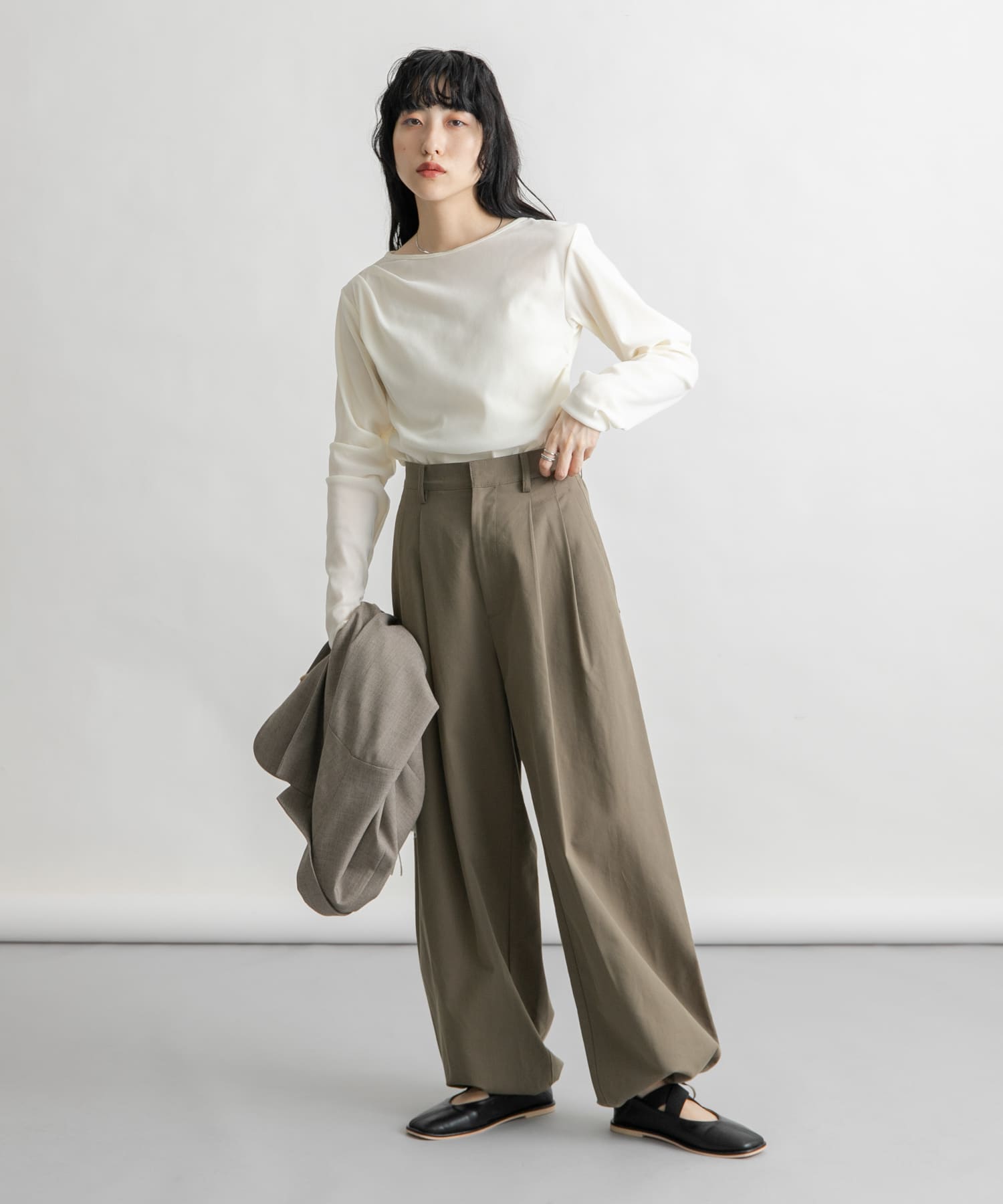身長：160cm サイズ：one