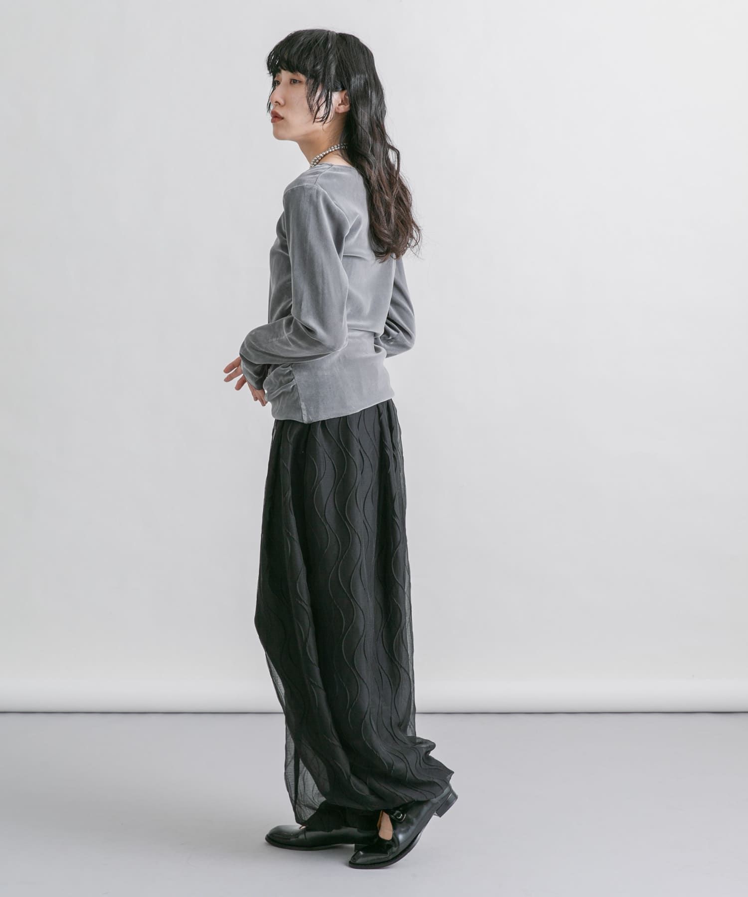 身長：160cm サイズ：one