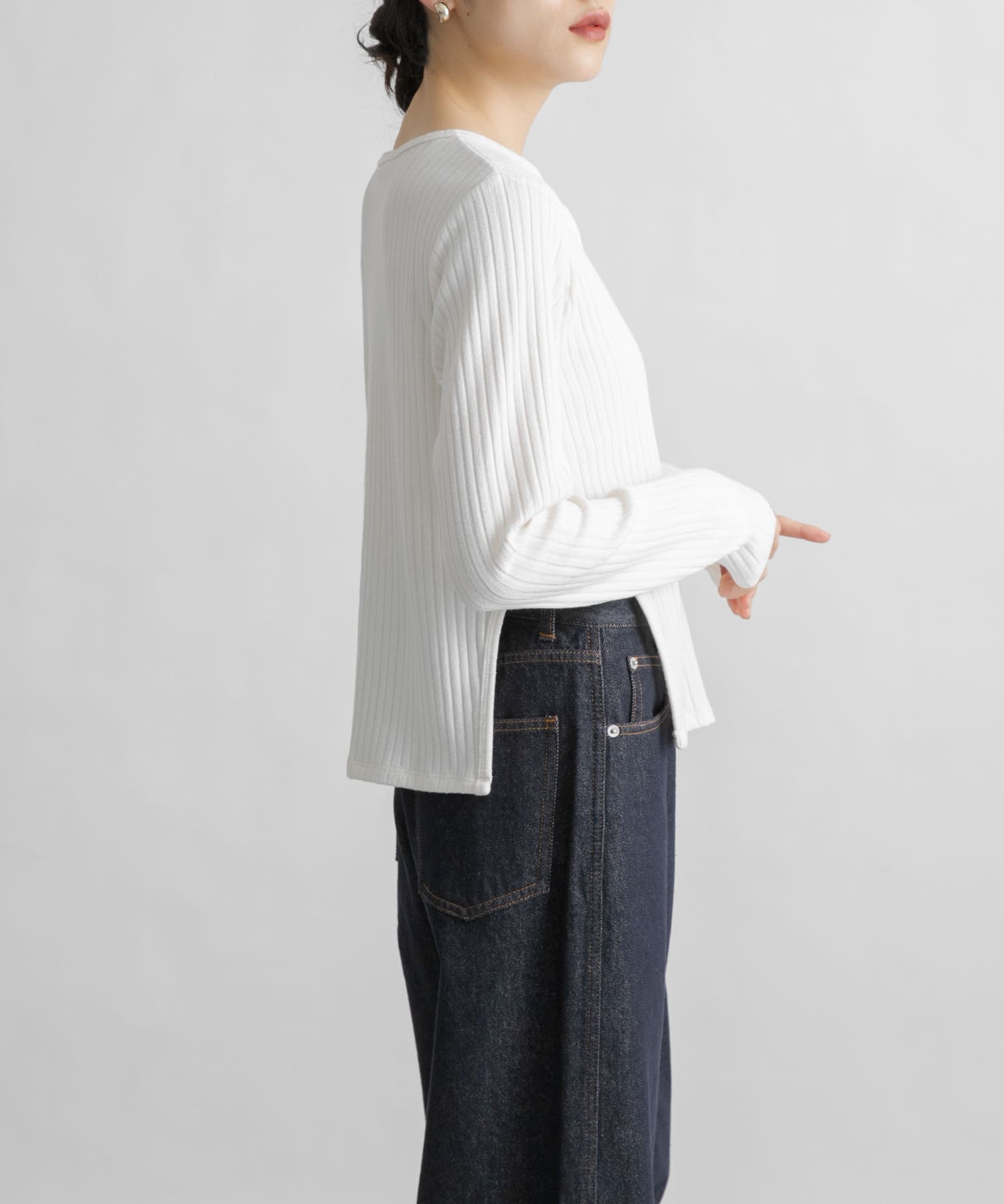 身長：160cm サイズ：one