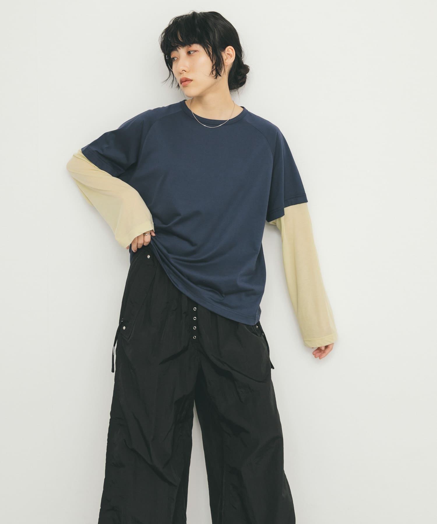 シアースイッチングラグランTEE