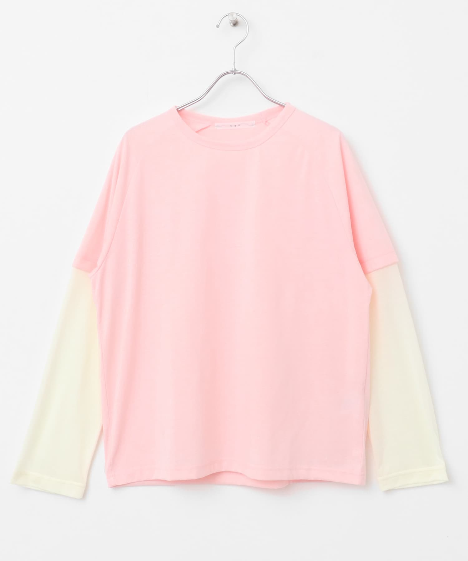 シアースイッチングラグランTEE PINK one