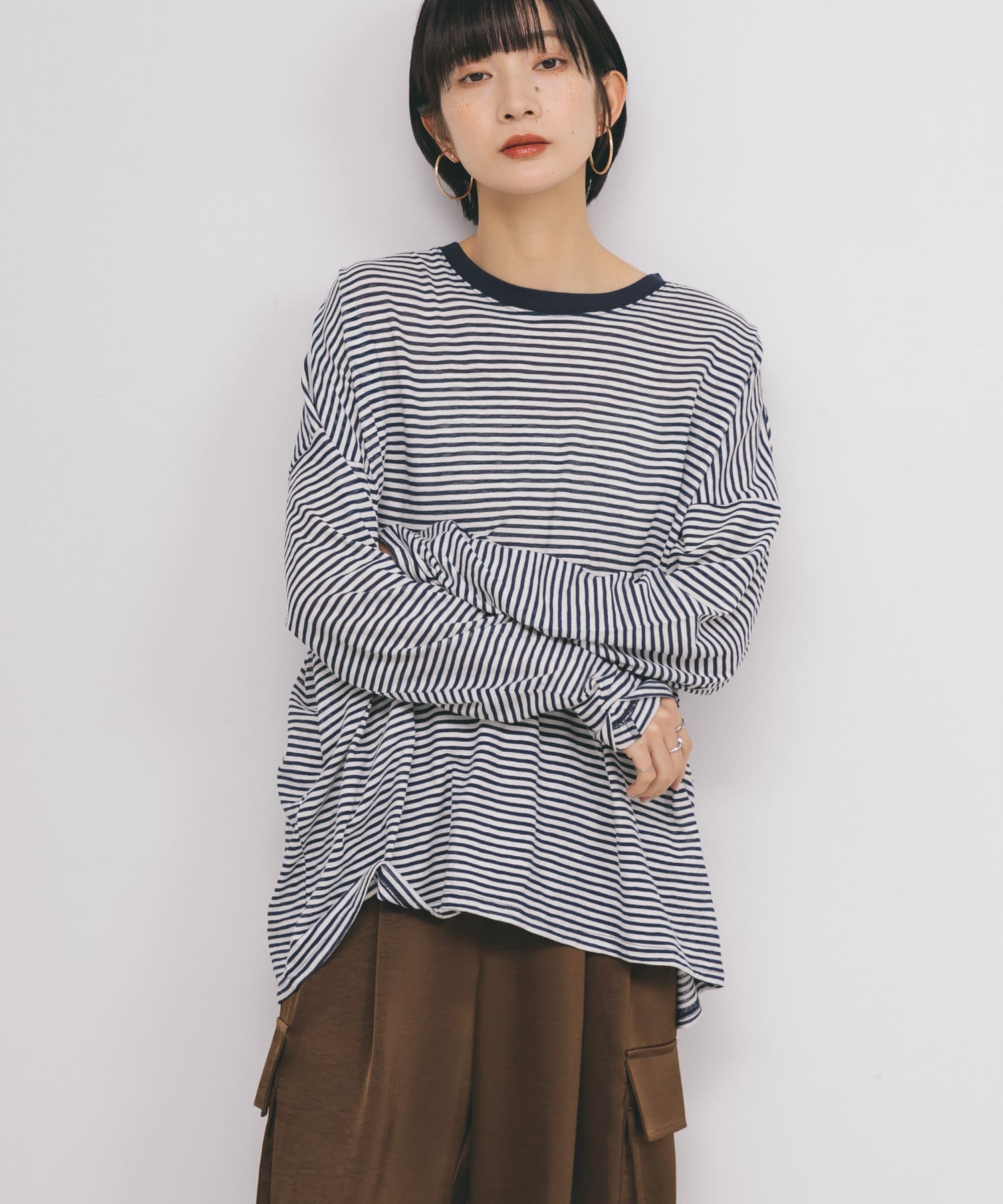 身長：159cm サイズ：one