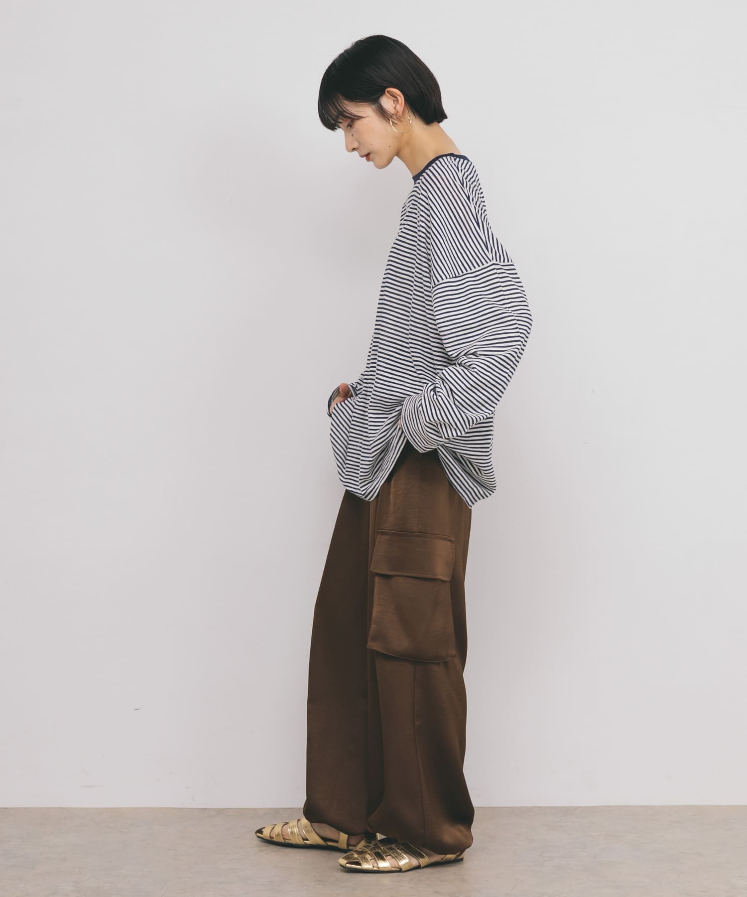 身長：159cm サイズ：one