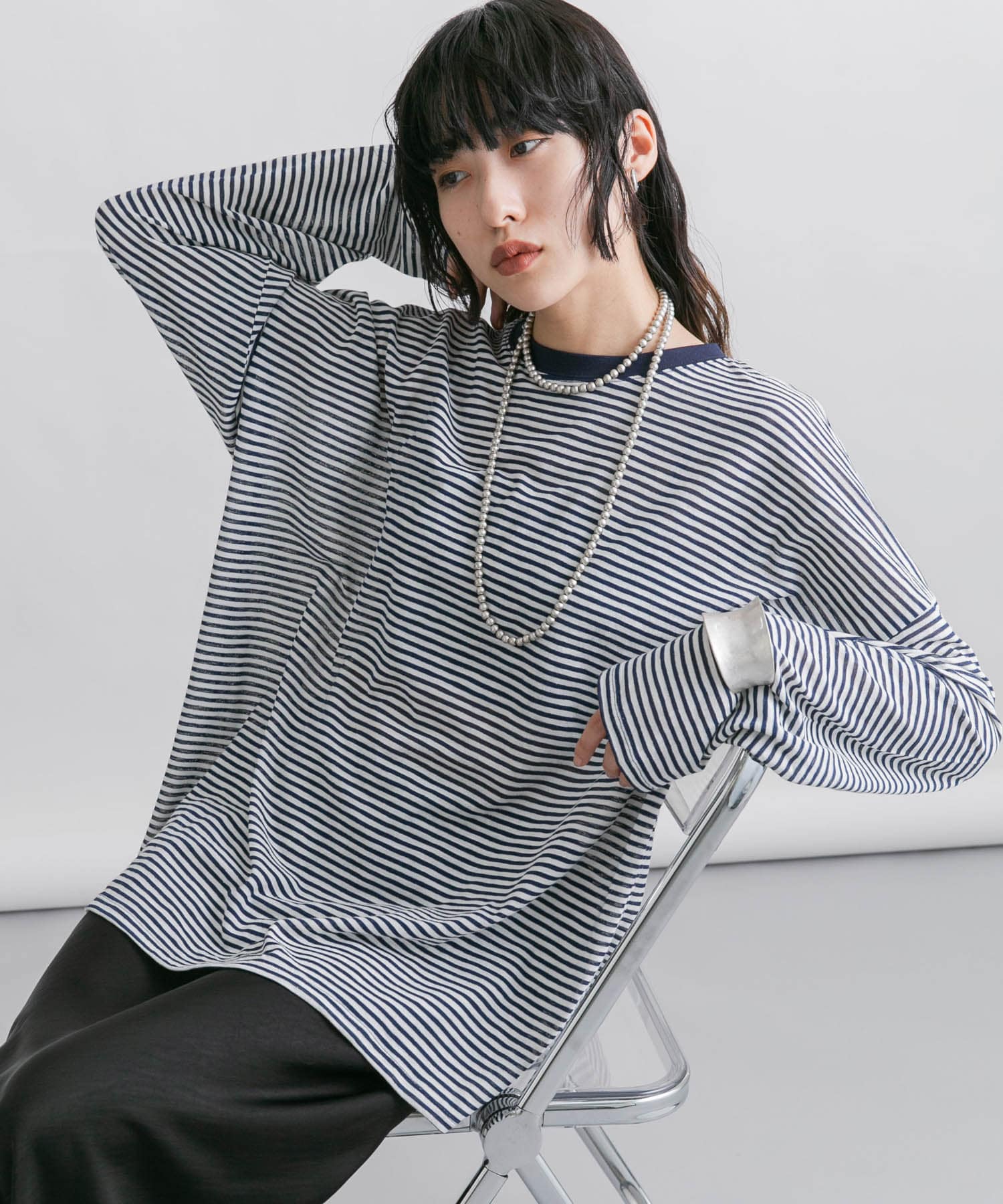 身長：160cm サイズ：one