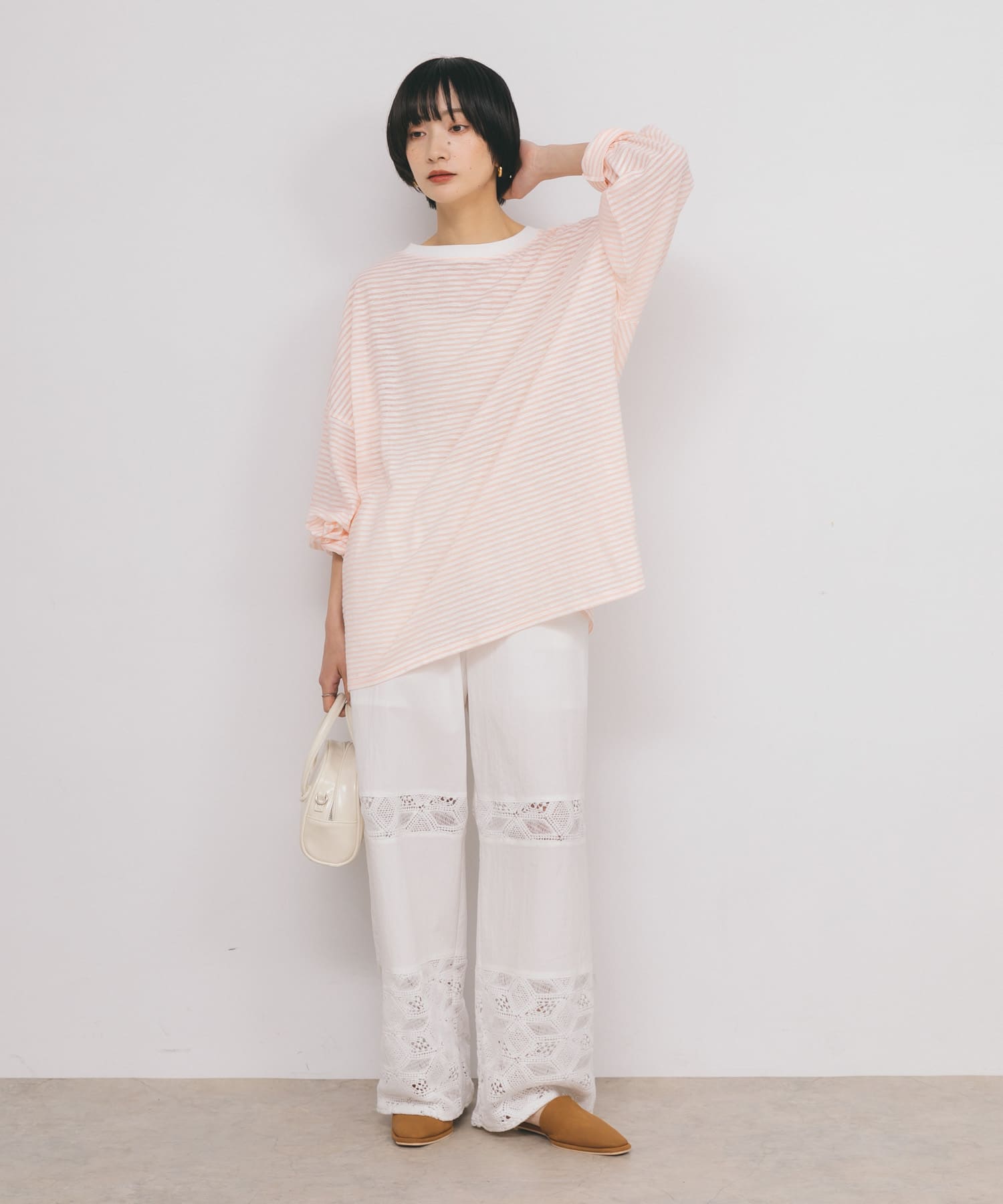 身長：159cm サイズ：one