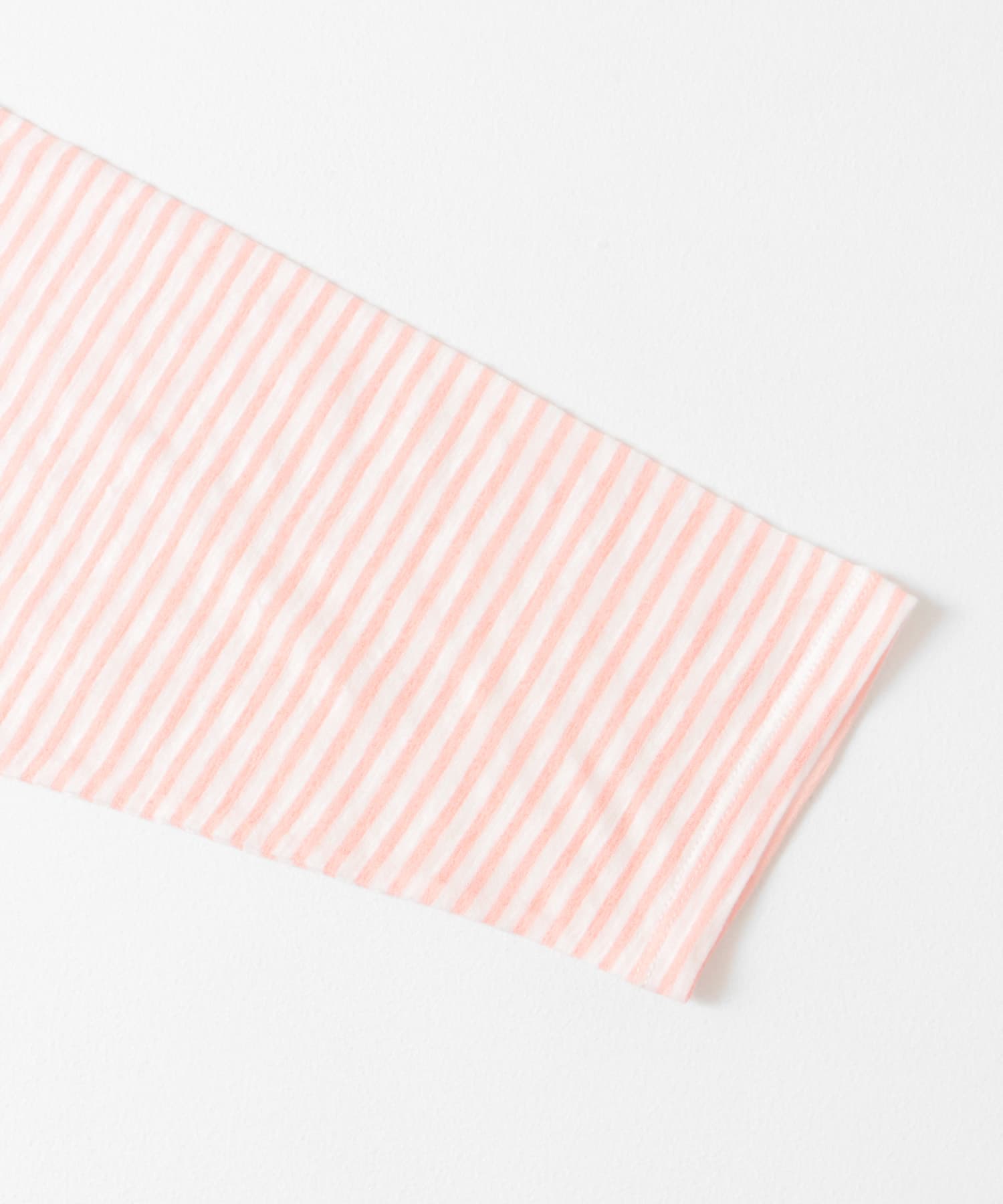 シアーボーダールーズカットソー SALMONPINK one
