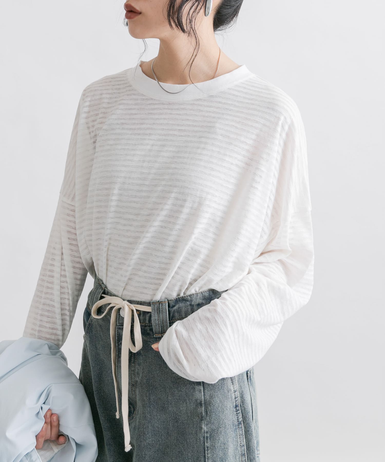 身長：160cm サイズ：one