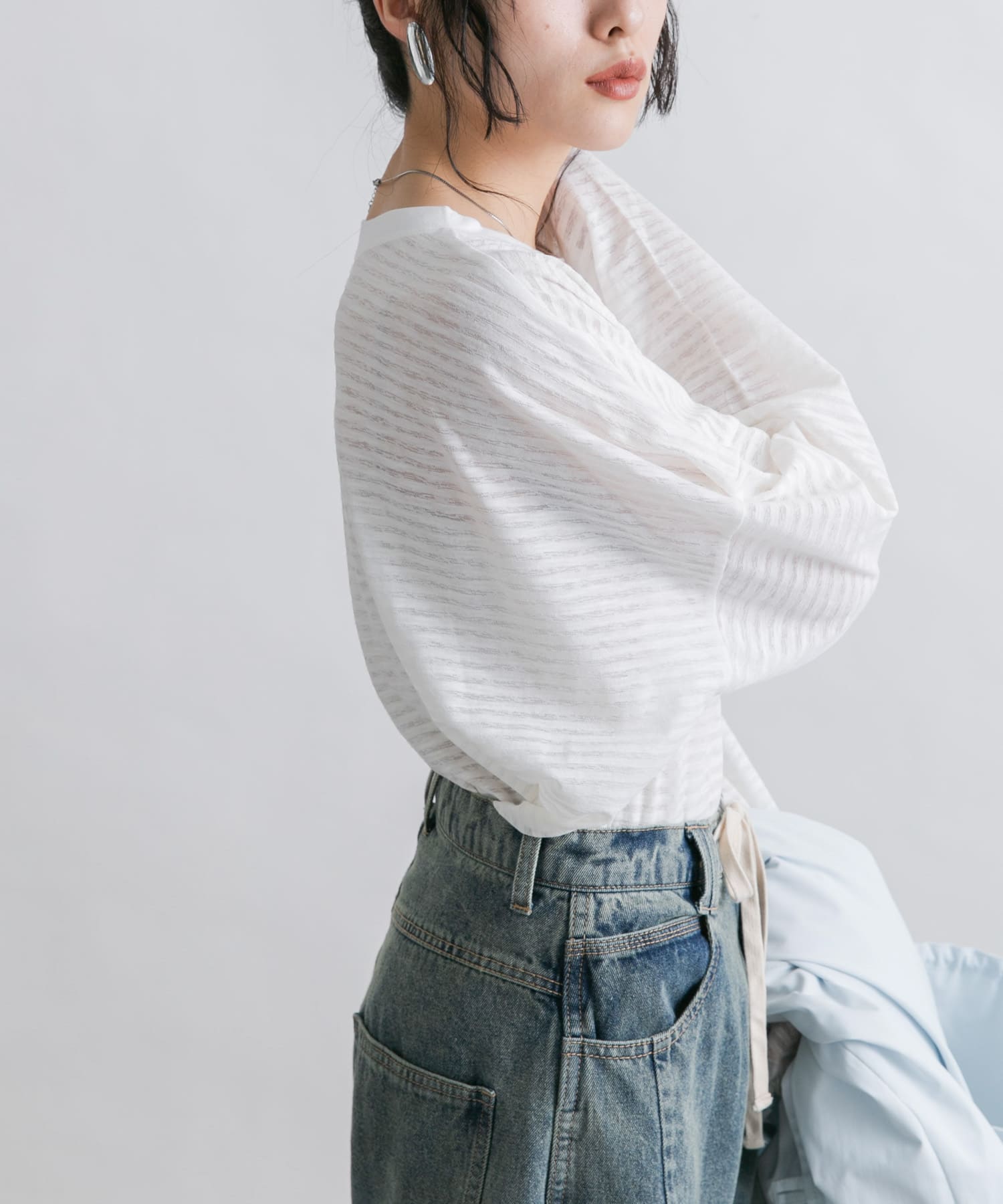 身長：160cm サイズ：one
