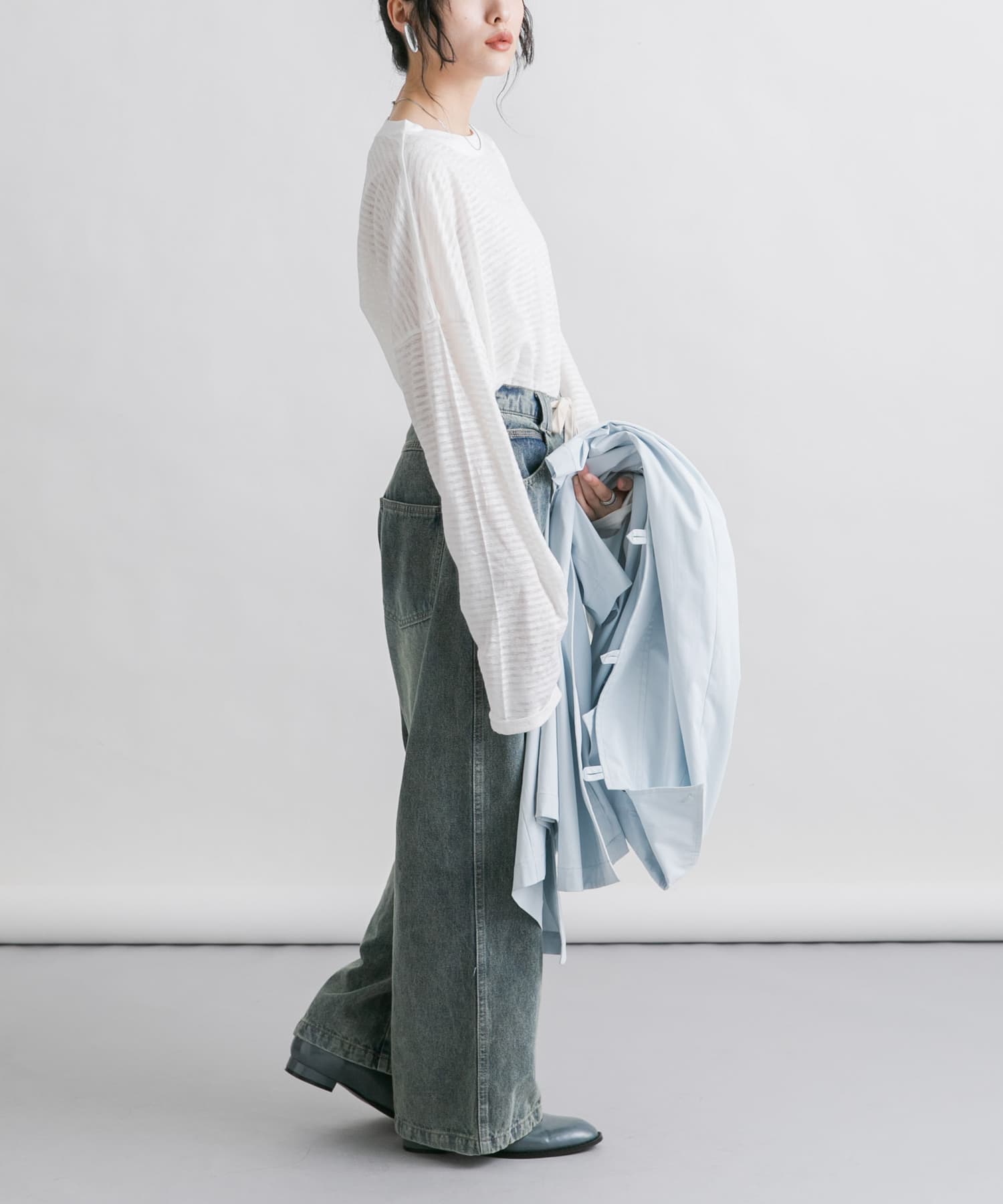 身長：160cm サイズ：one
