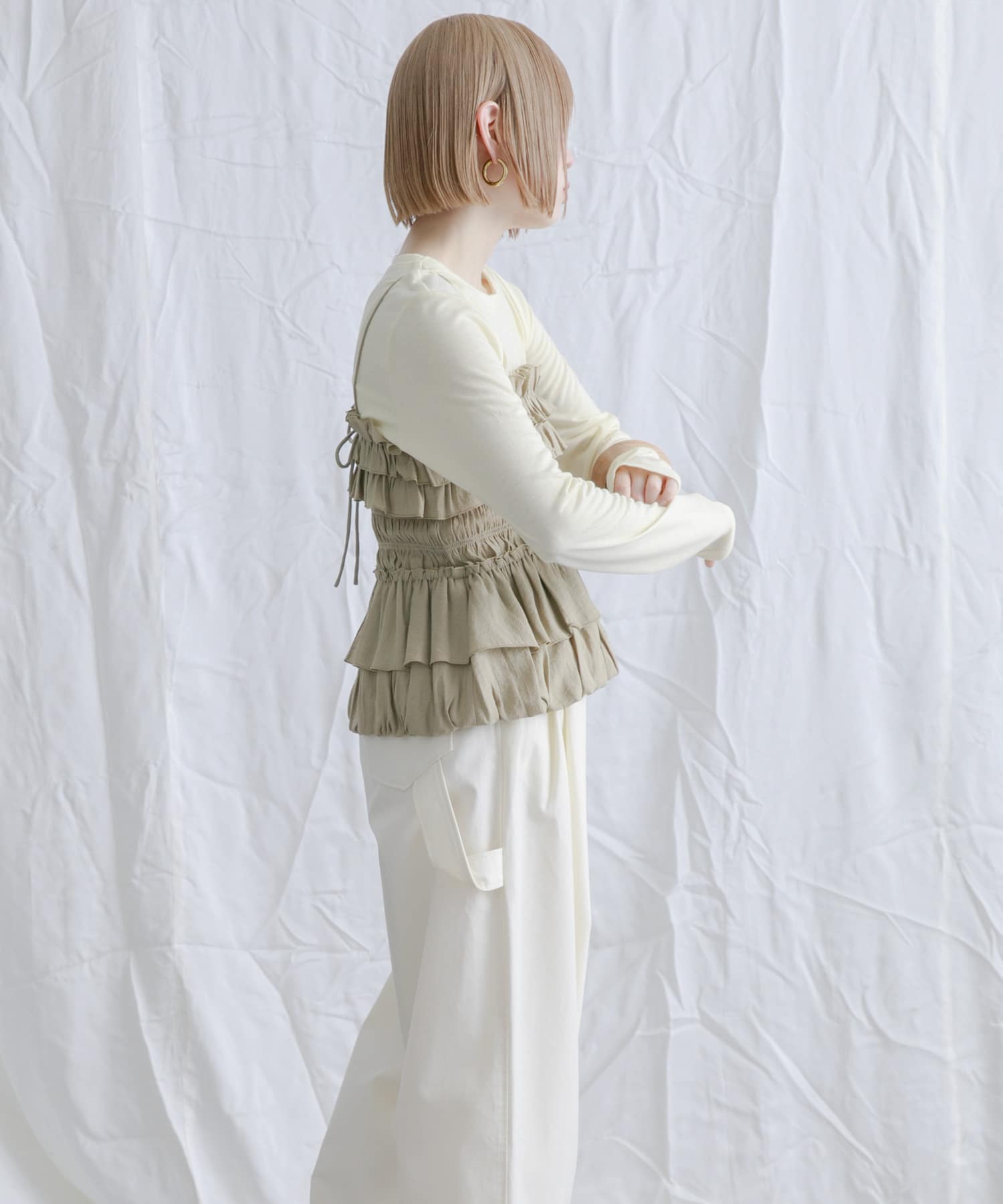身長：153cm サイズ：one