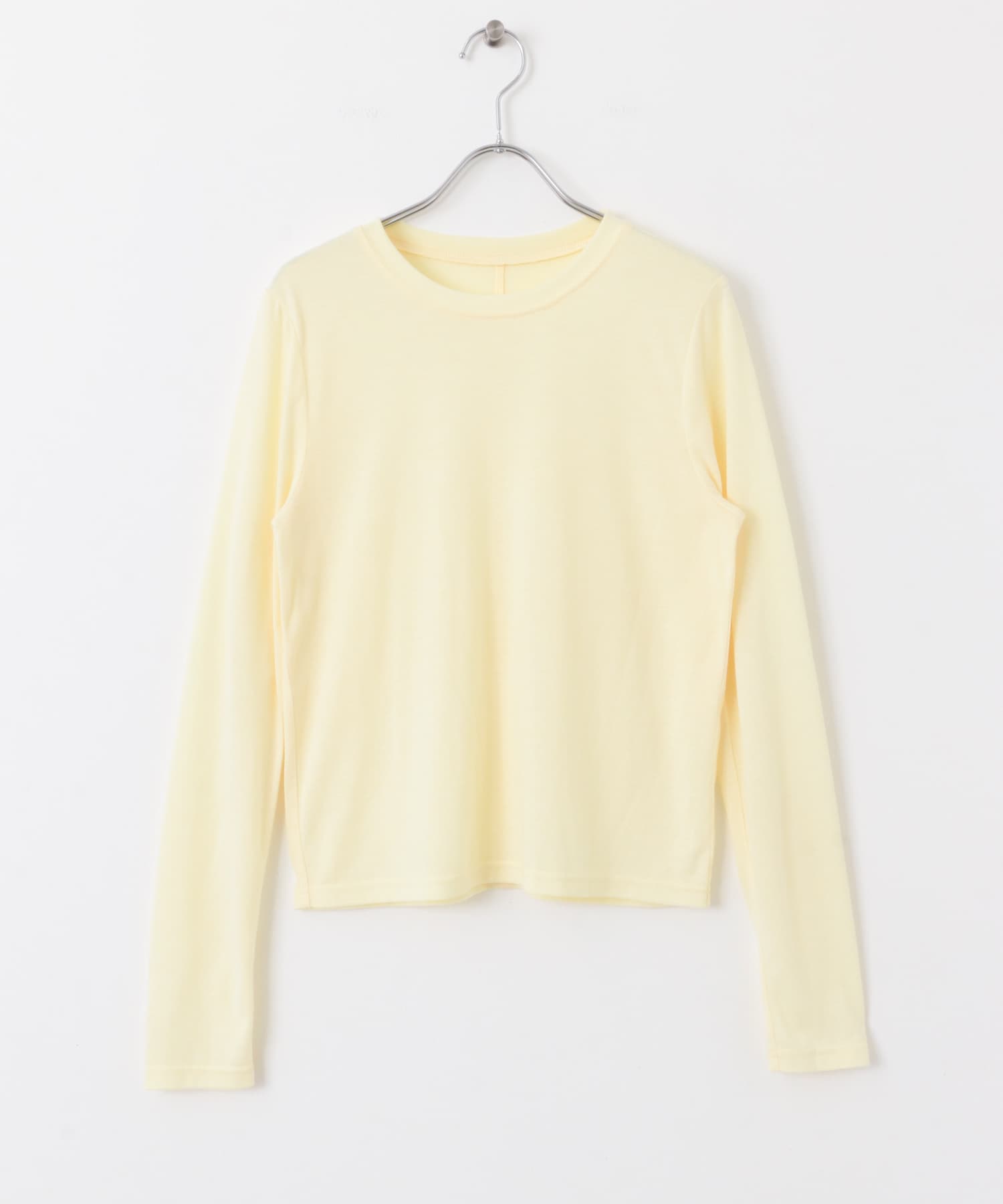 シャーリングビスチェSETトップス YEL×BEIGE one