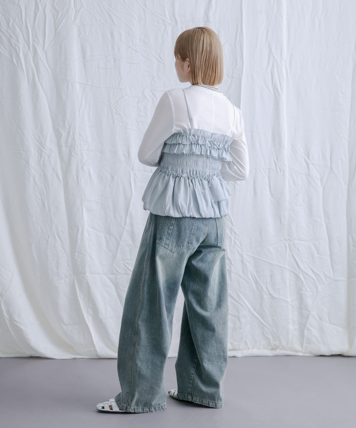 身長：153cm サイズ：one
