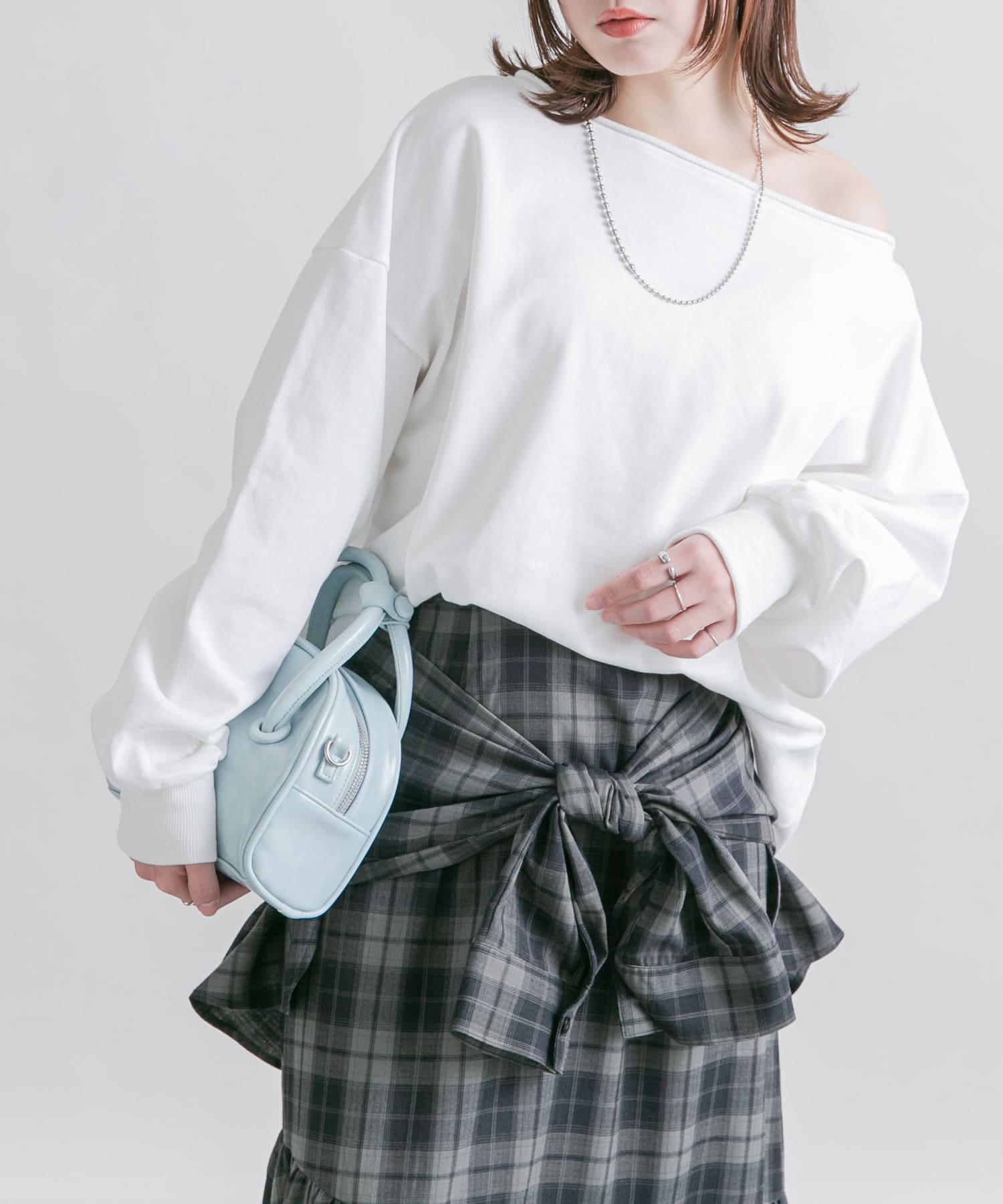 身長：160cm サイズ：one