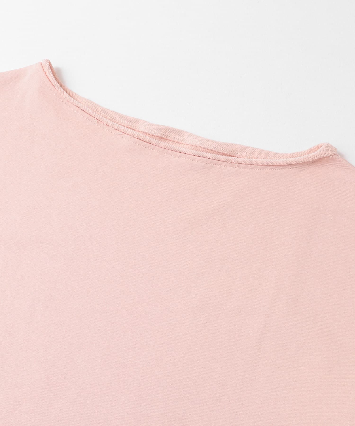 オフショルダーロゴスウェット PINK one