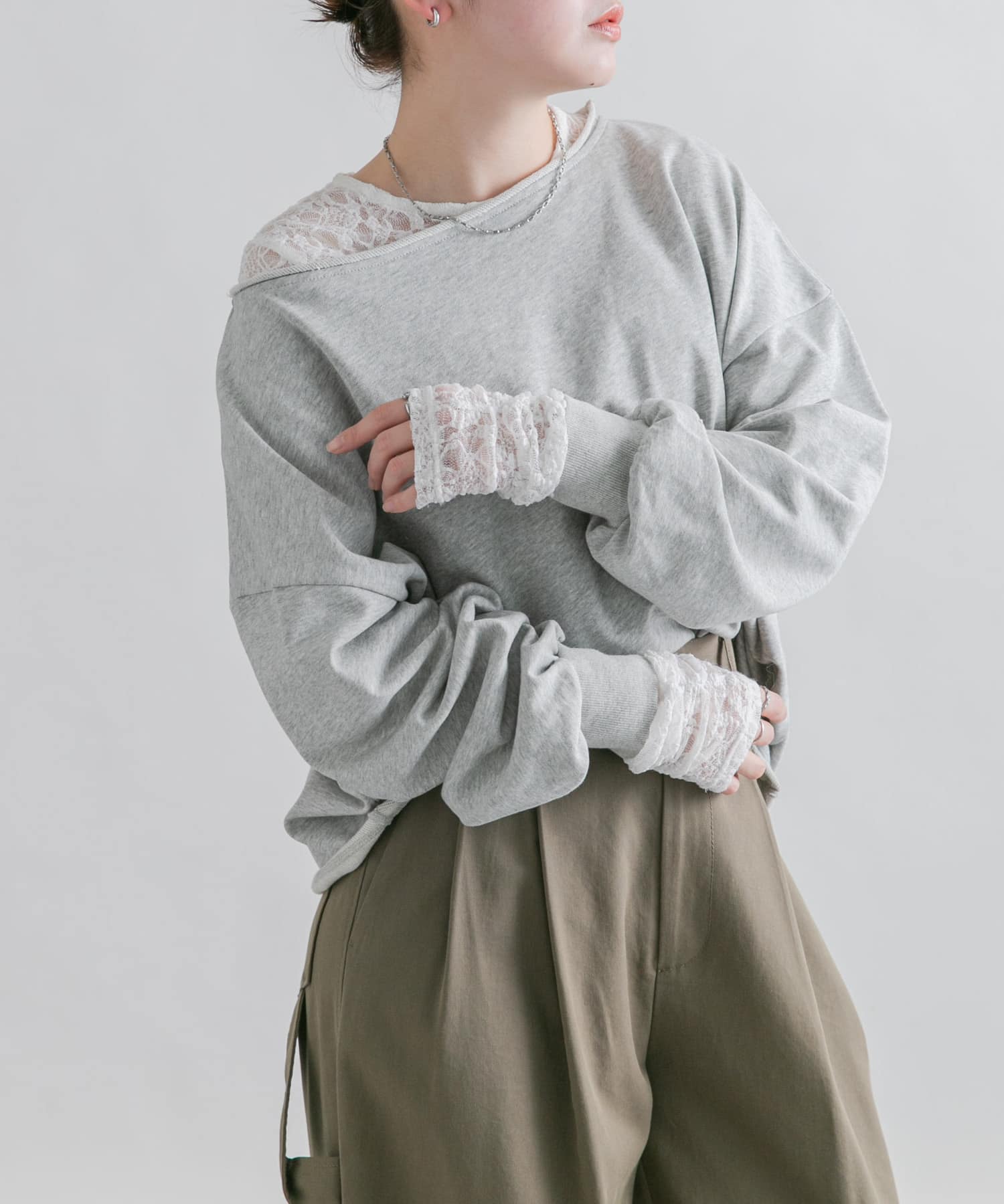 身長：160cm サイズ：one
