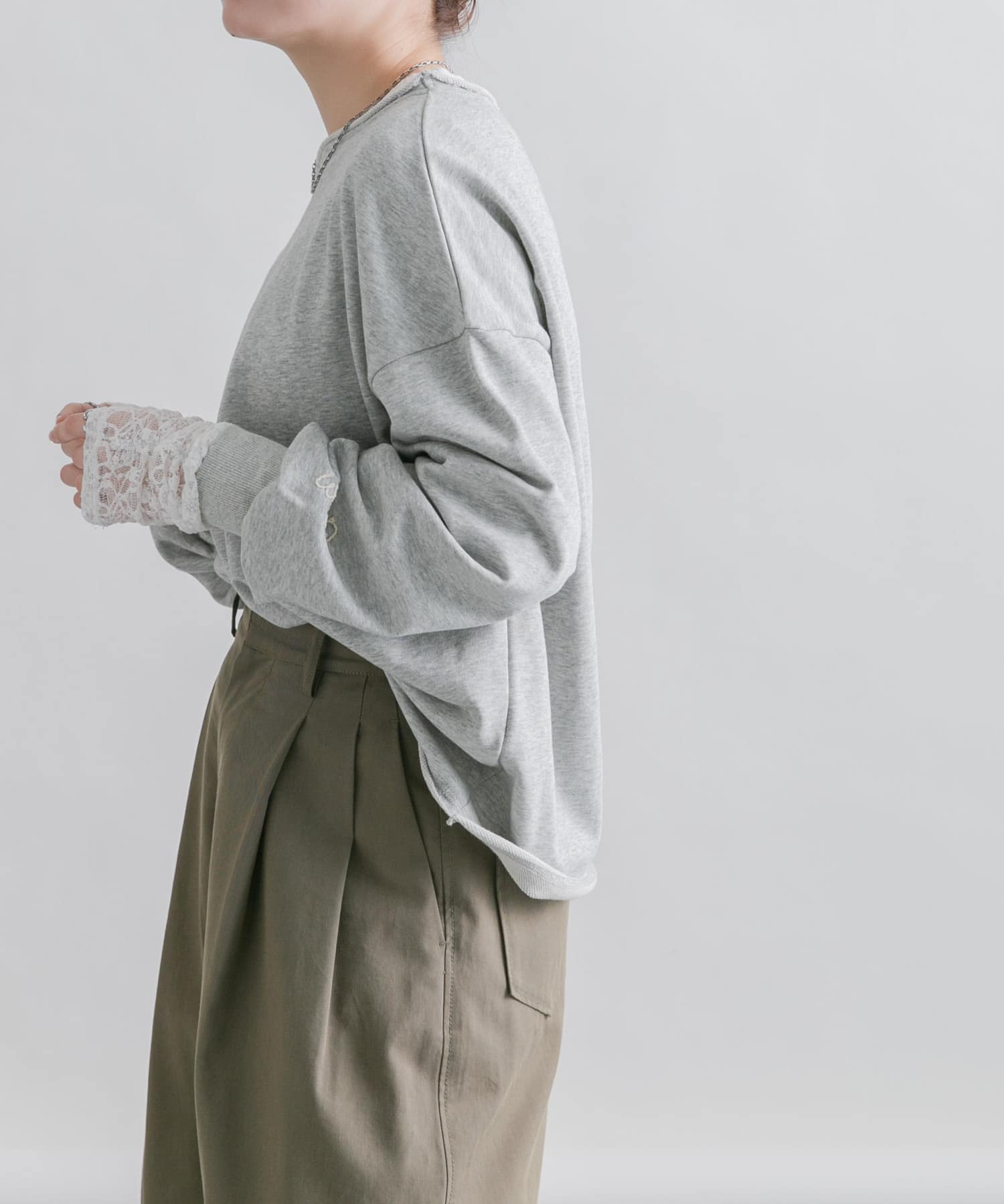 身長：160cm サイズ：one