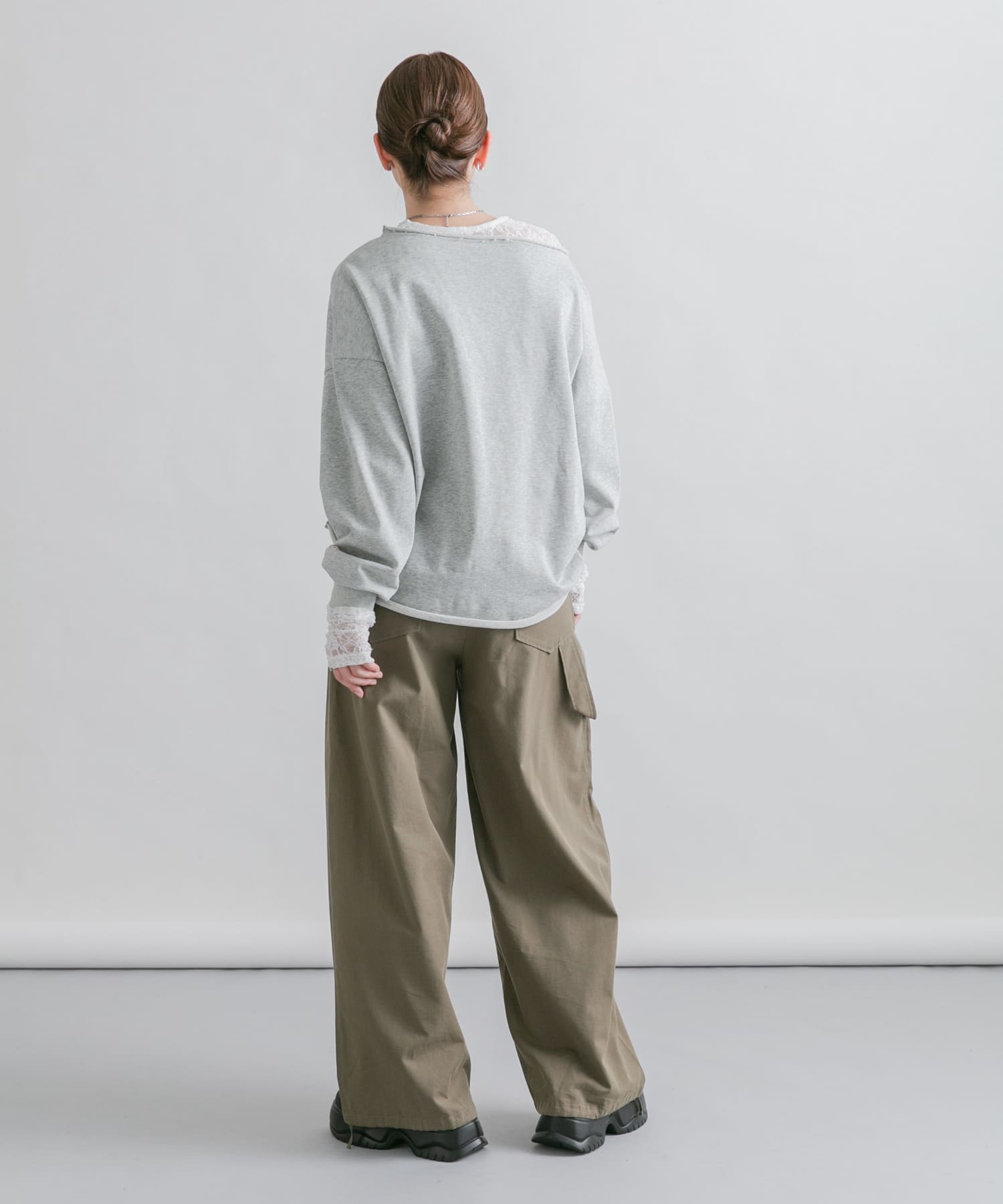 身長：160cm サイズ：one
