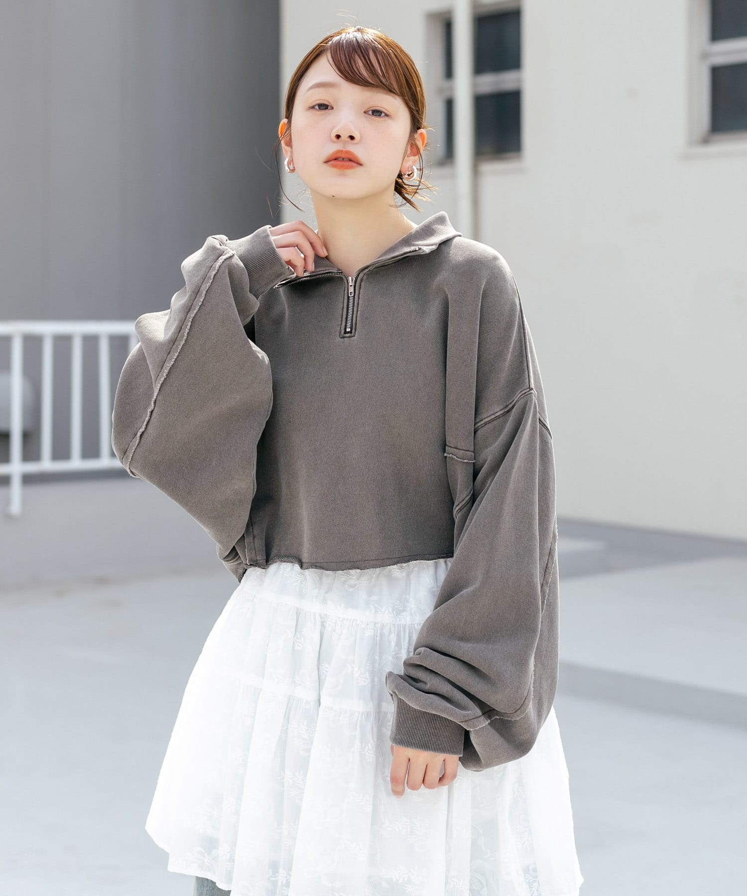 身長：160cm サイズ：one