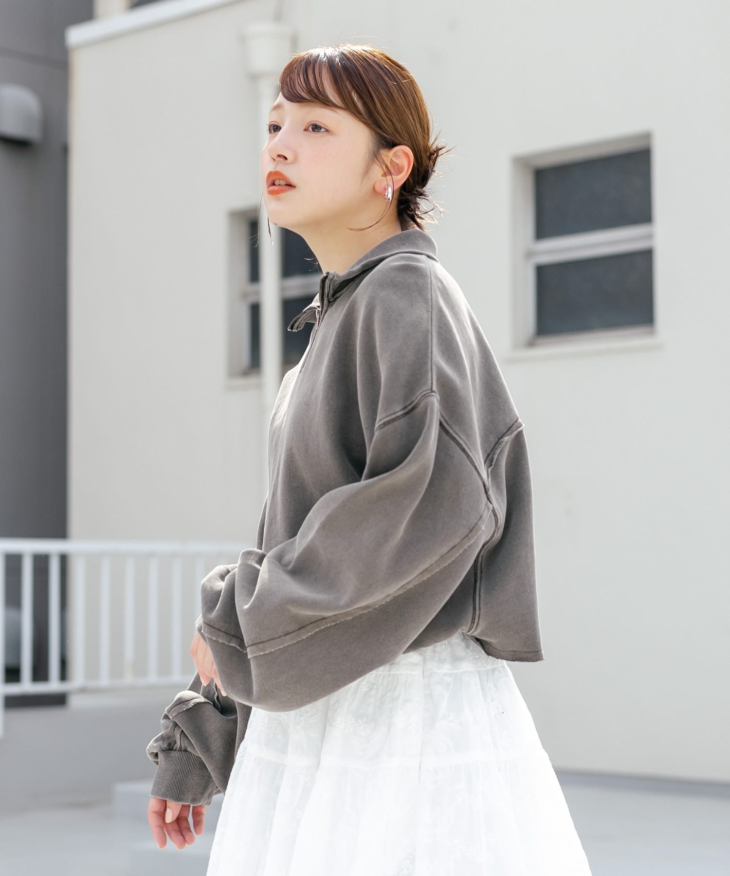 身長：160cm サイズ：one