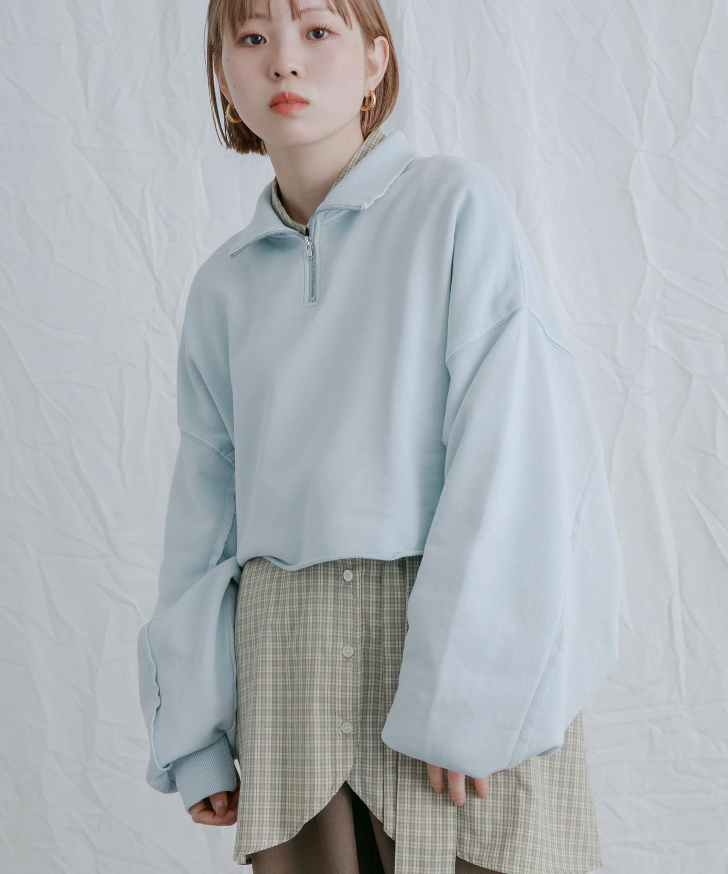 身長：153cm サイズ：one