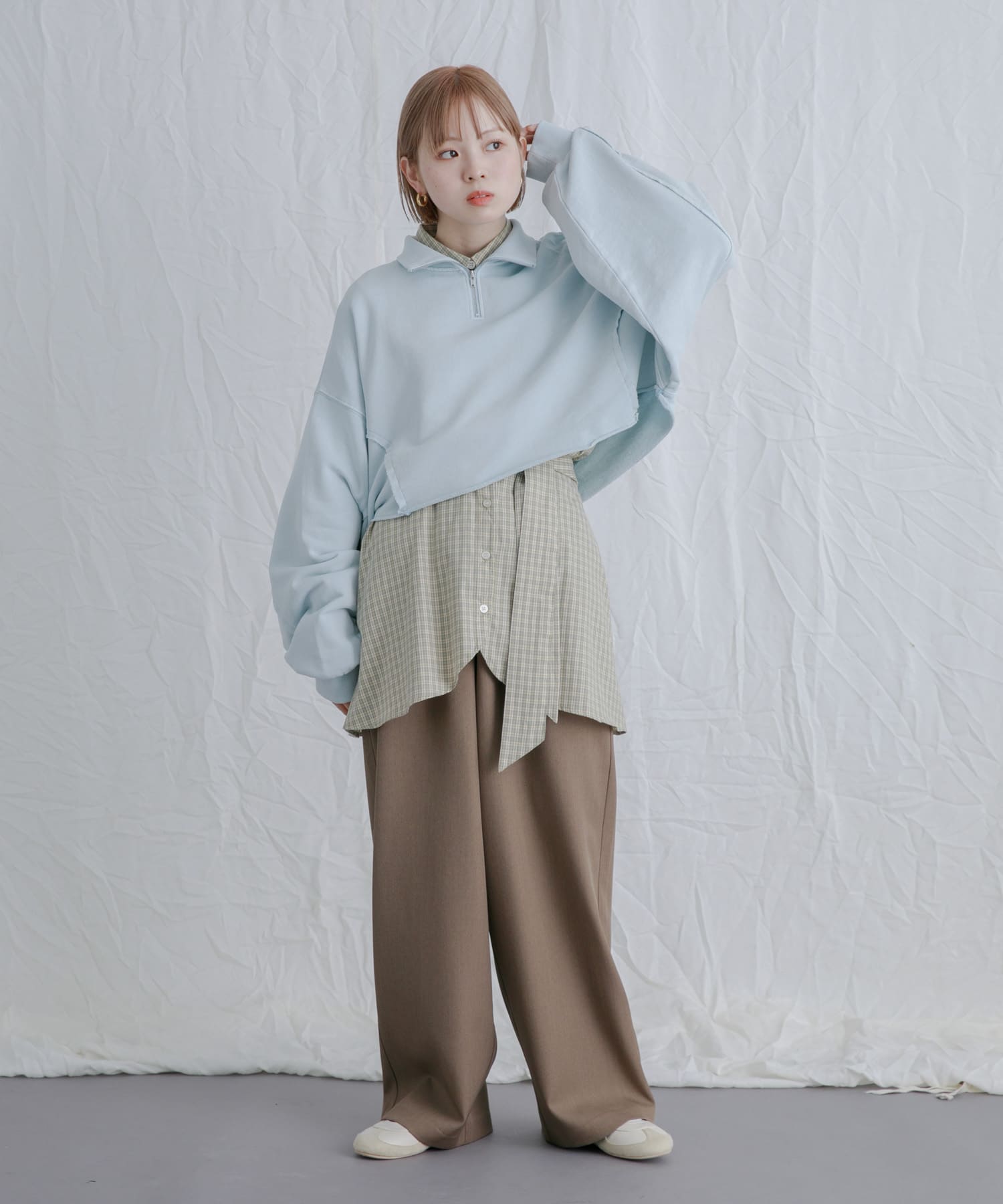 身長：153cm サイズ：one
